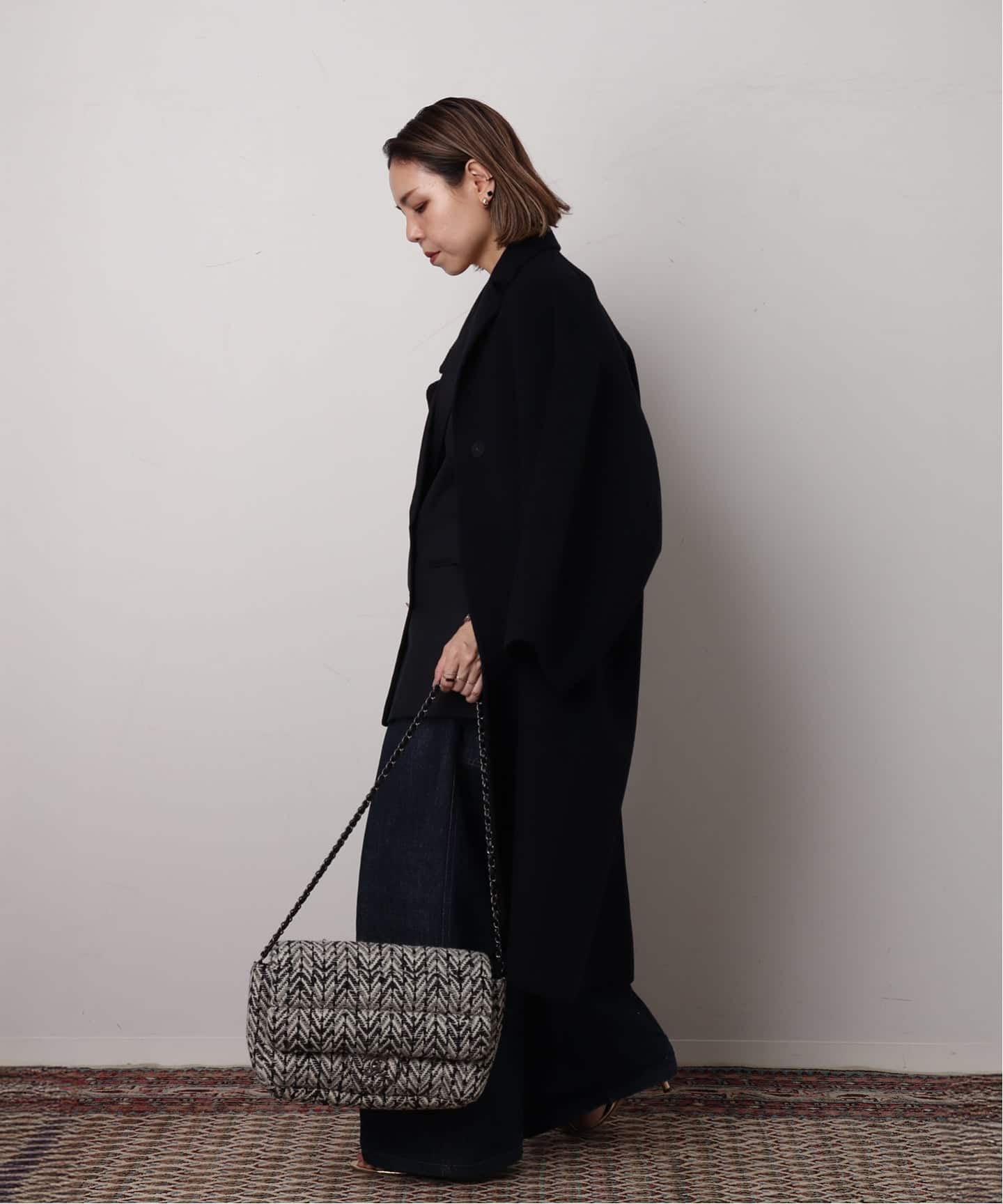 CHANEL シャネル ツイード チェーンショルダーバッグ ヴィンテージ CHANEL】シャネル『チョコバー ツイード チェーンショルダーバッグ