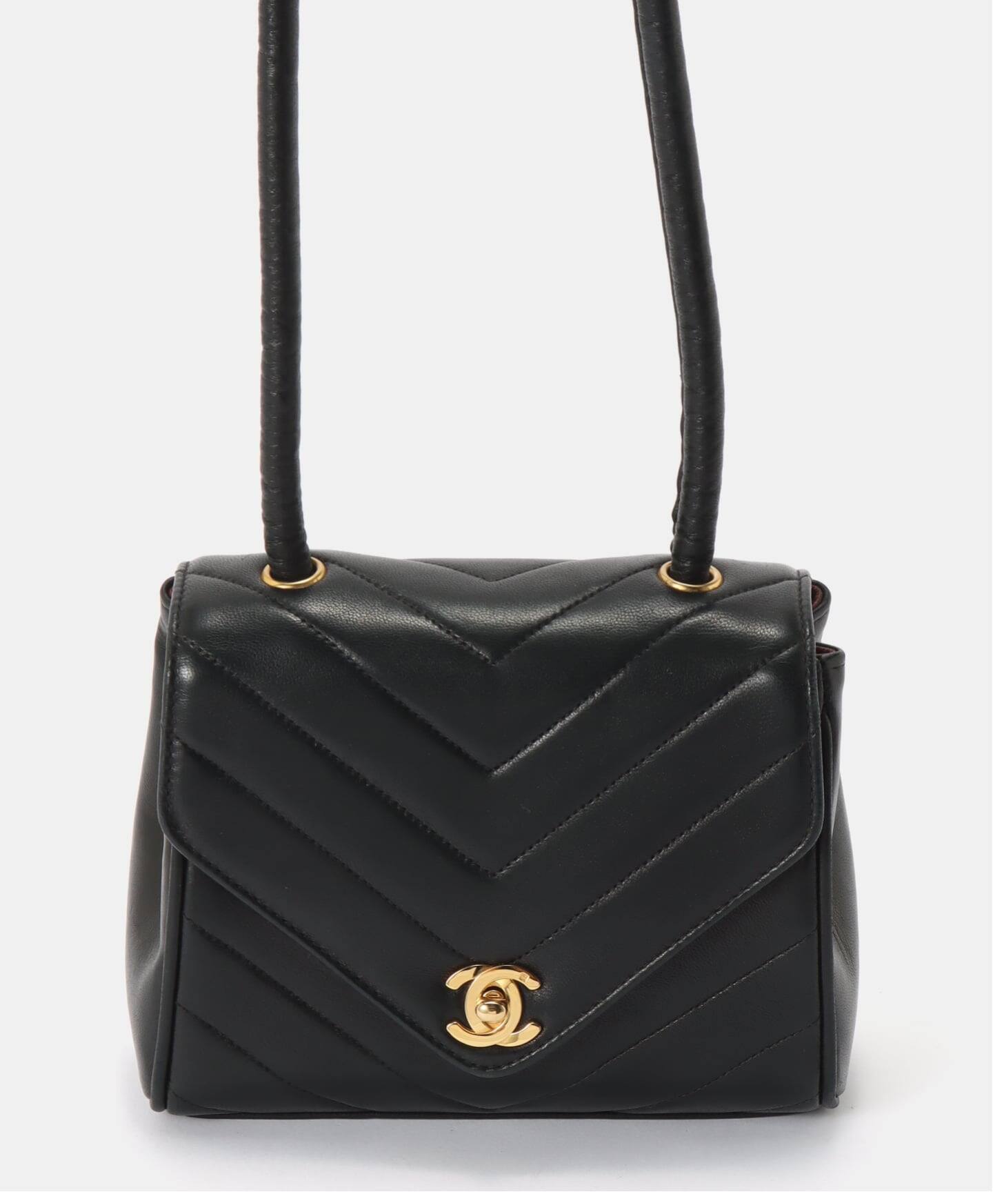 chanelバック Chanel 1988 Vintage Black Giant CC Mini Envelope Flap Bag 24k GHW