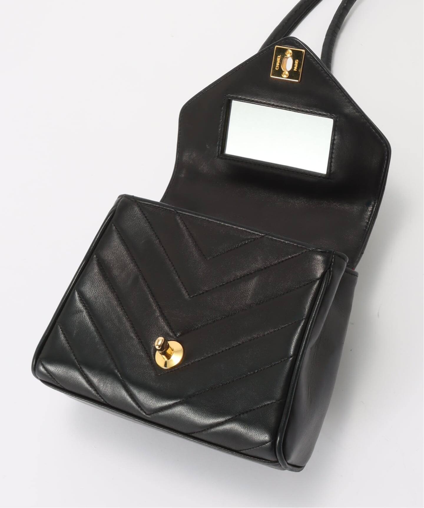 VINTAGE CHANEL/シャネル】V stitch ショルダーバッグ（ショルダー