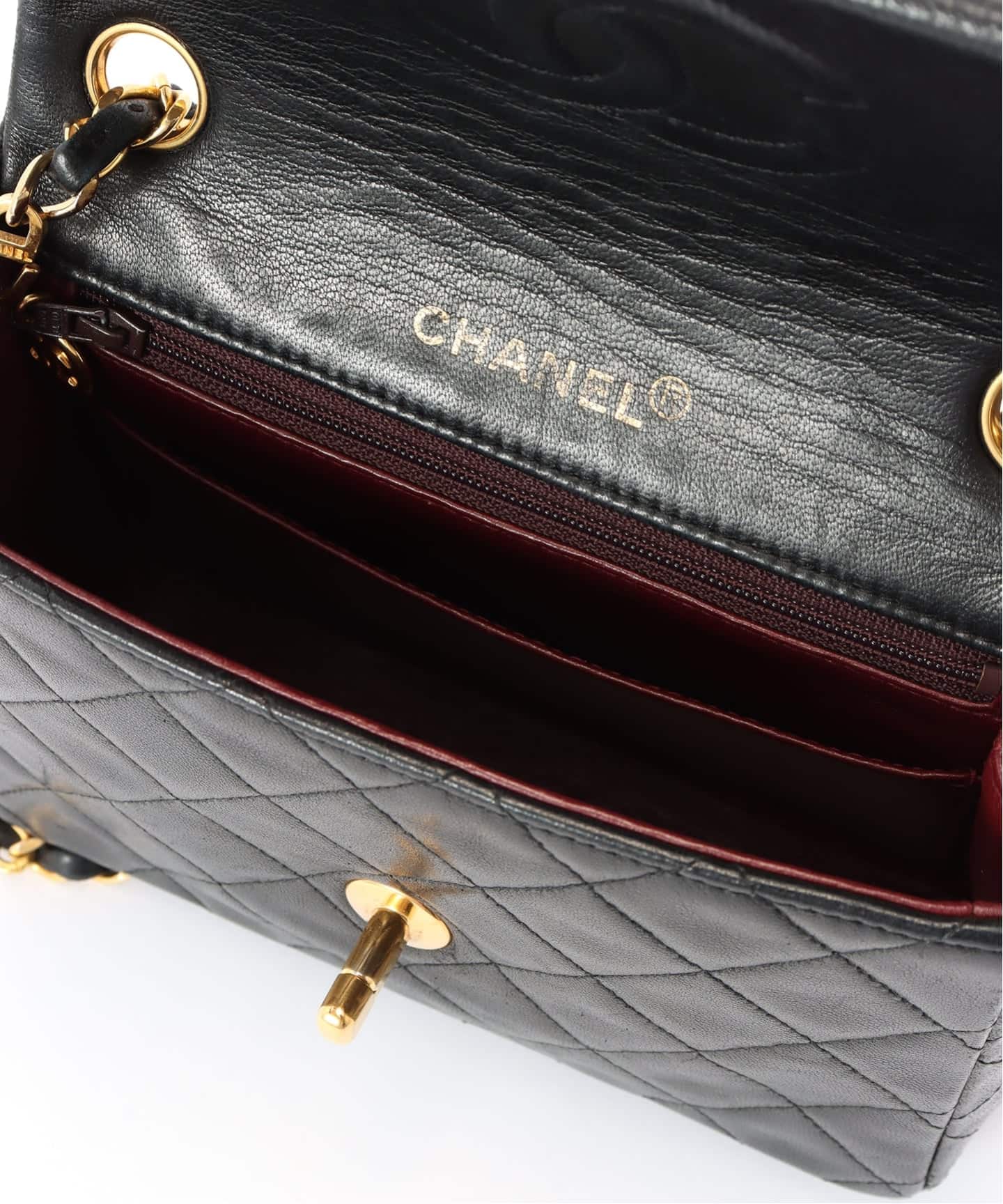 CHANEL シャネル ファスナーチェーンショルダーバッグ 限定・正規品・未使用 VINTAGE CHANEL/シャネル】 Matelasse チェーンショルダーバッグ 17
