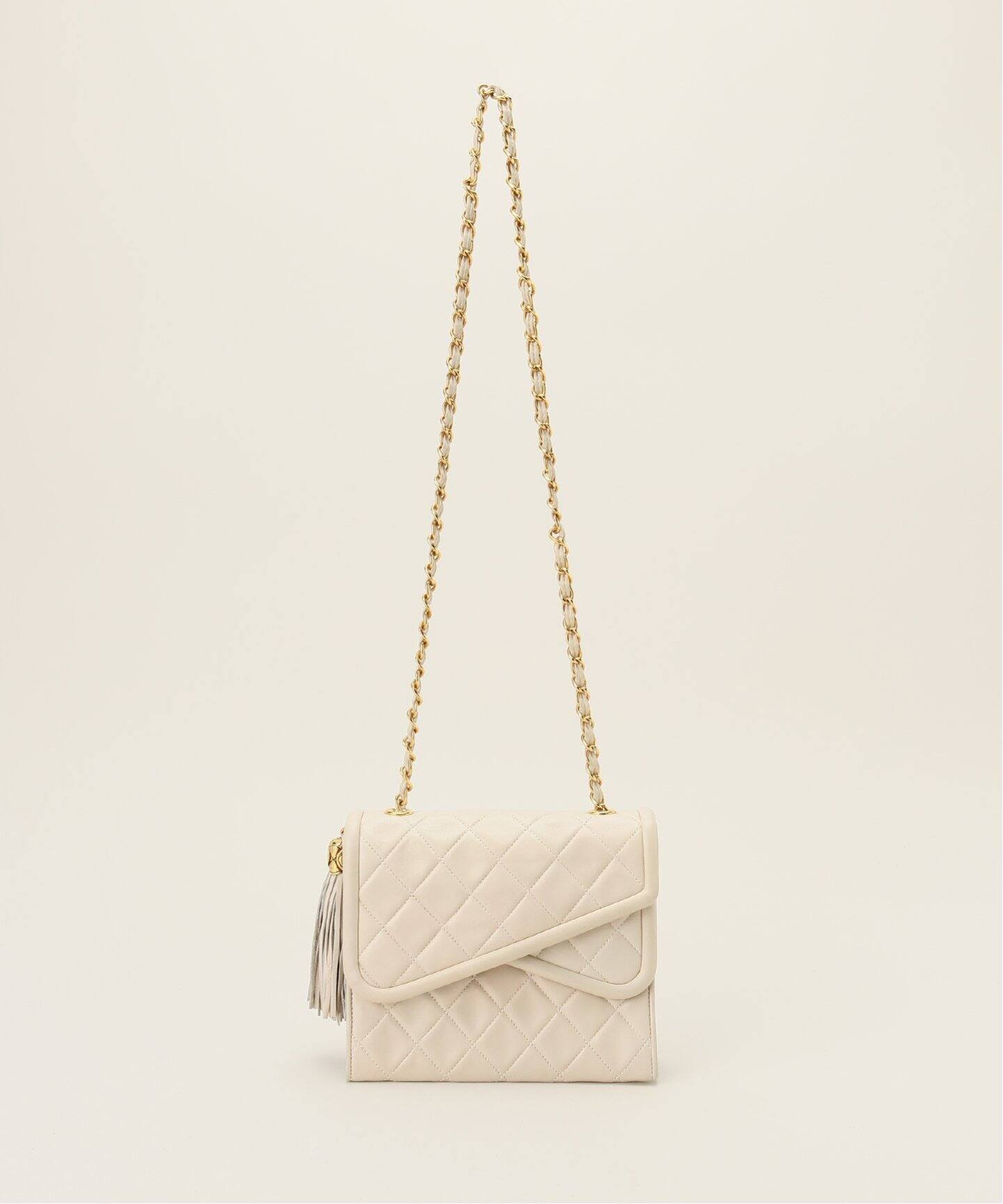 VINTAGE CHANEL/シャネル】マトラッセ タッセルチェーンショルダー  