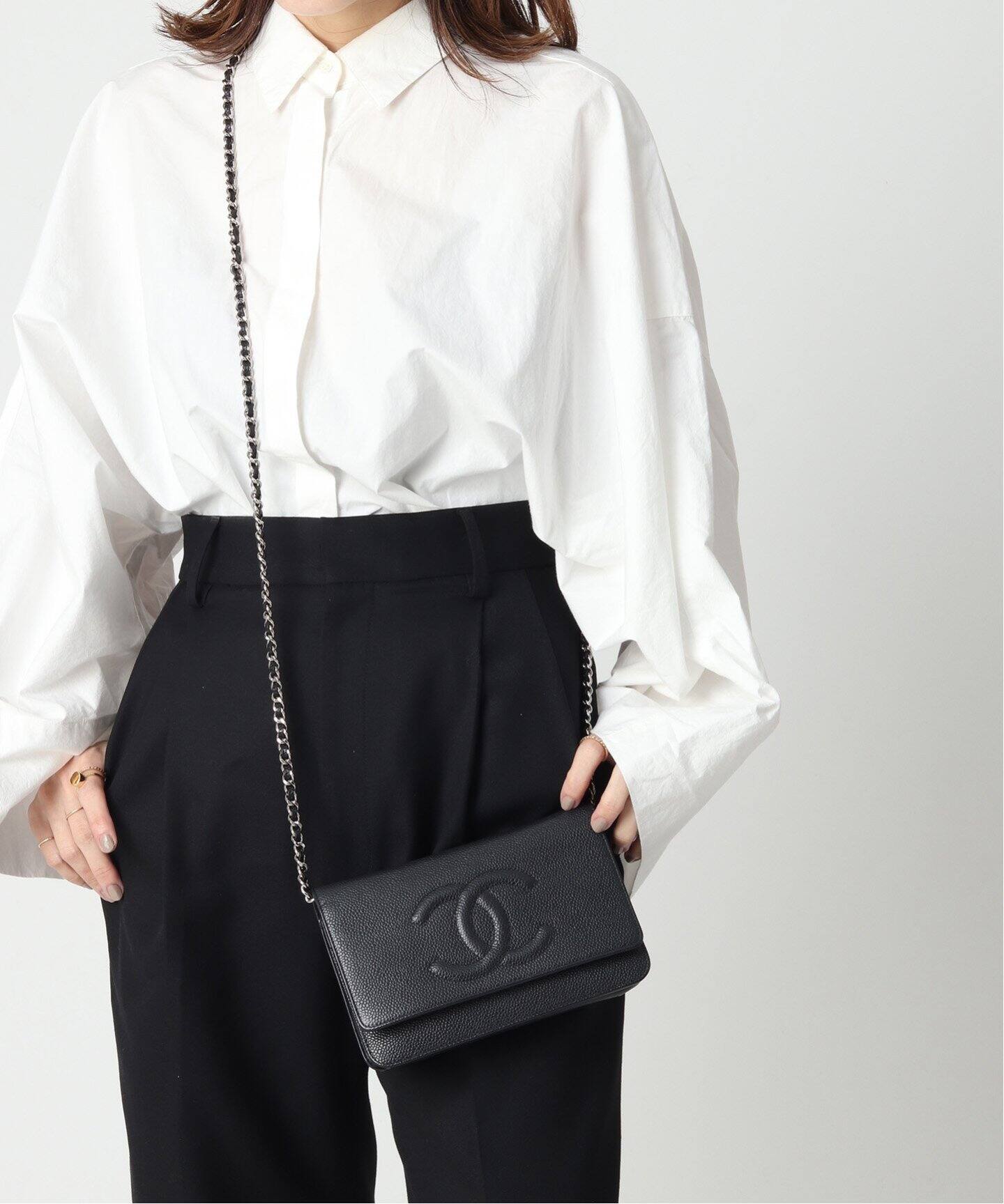 VINTAGE CHANEL/シャネル】チェーンウォレット（ショルダー  