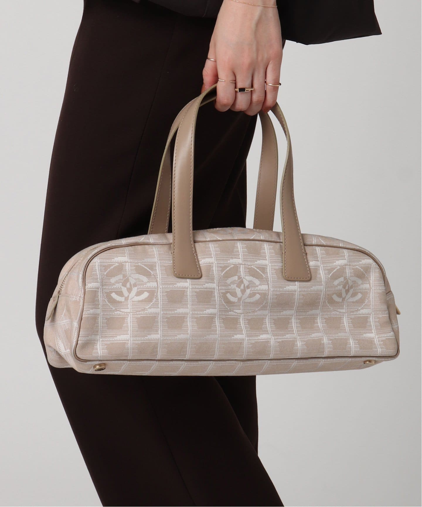 CHANEL シャネル ニュートラベルライン ボストンバッグ ナイロン