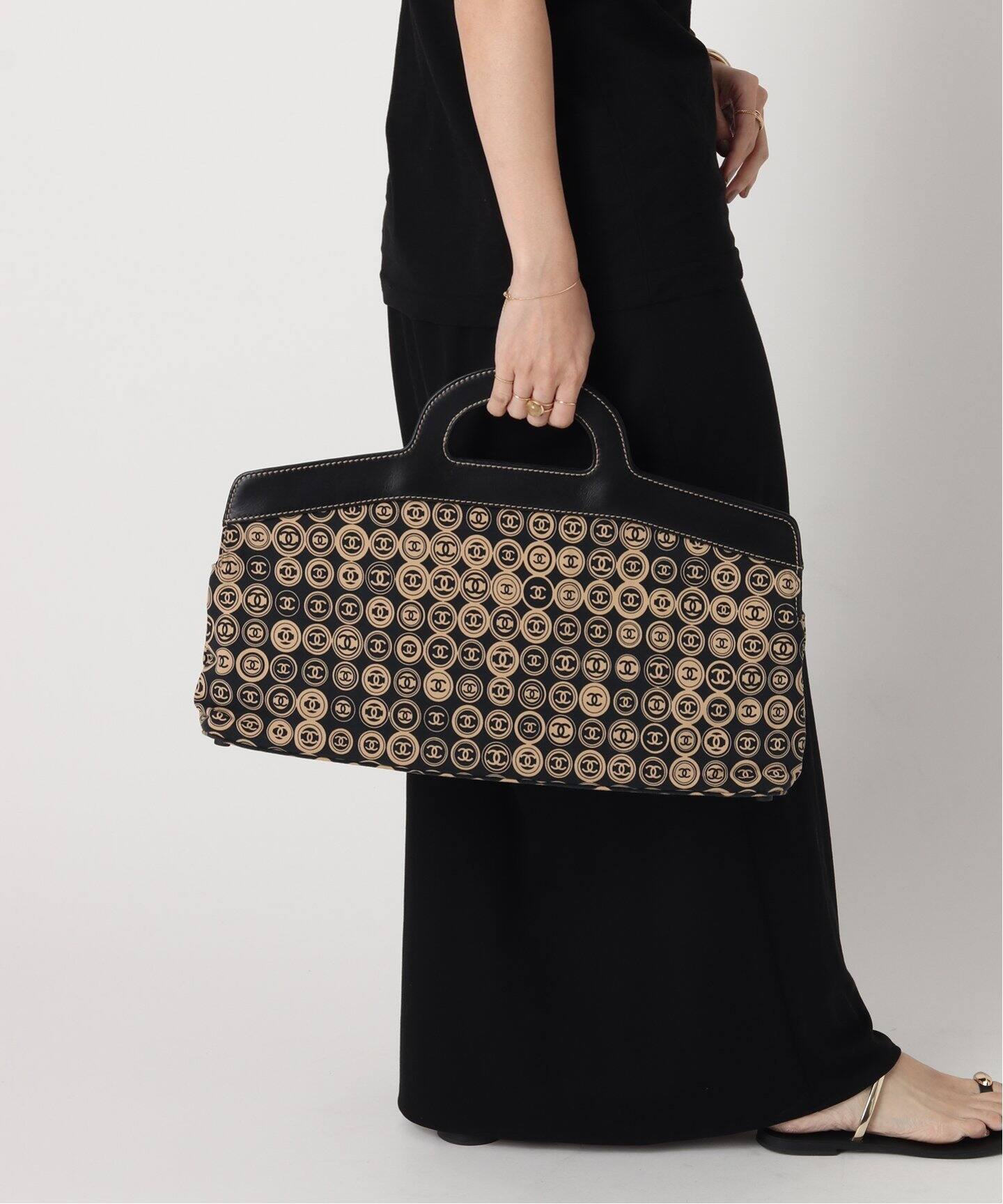 VINTAGE CHANEL/シャネル】ハンドバッグ coco print（ハンドバッグ 