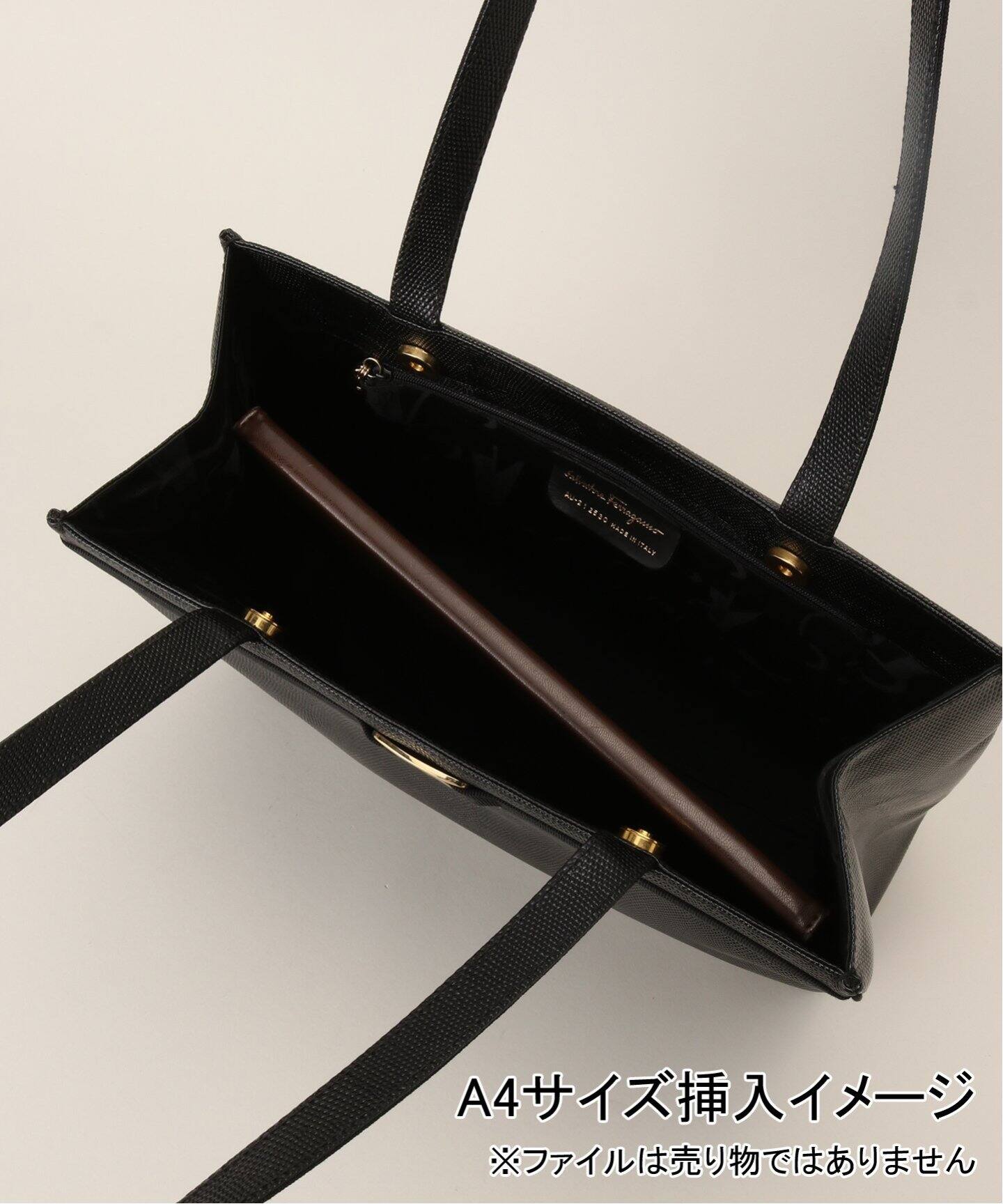 VINTAGE FERRAGAMO/フェラガモ】 Vara トートバッグ 34（トートバッグ 