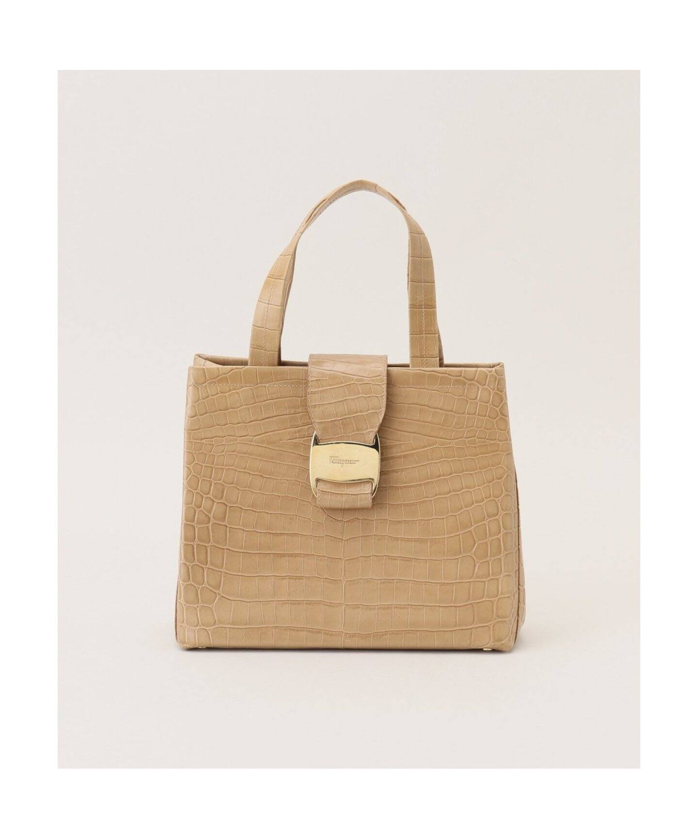 VINTAGE FERRAGAMO/フェラガモ】Vara ハンドバッグ（ショルダーバッグ 