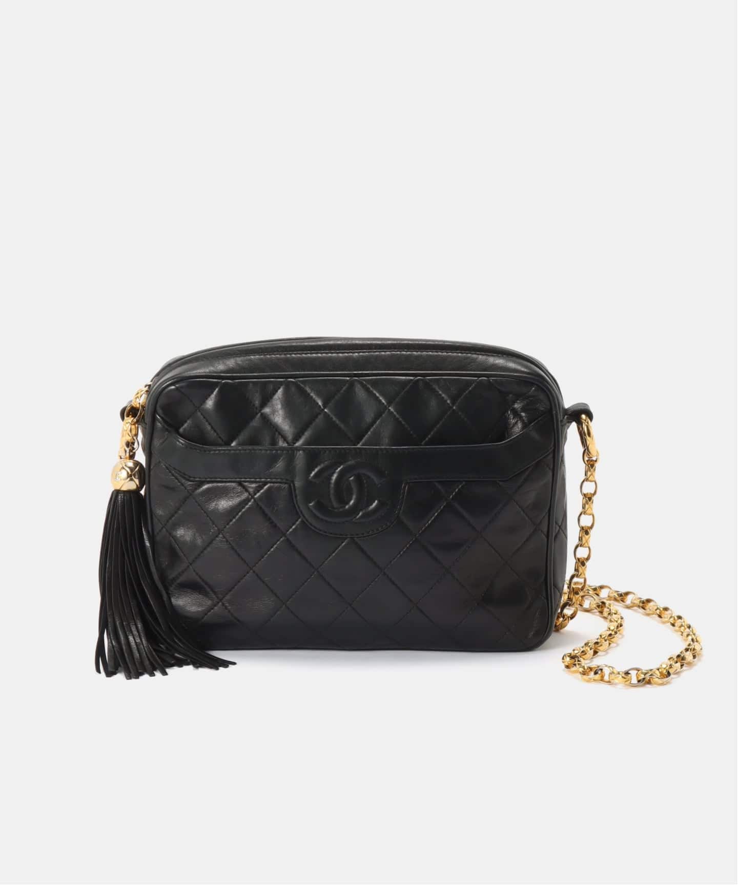 VINTAGE CHANEL/シャネル】 Matelasse チェーンショルダーバッグ 23