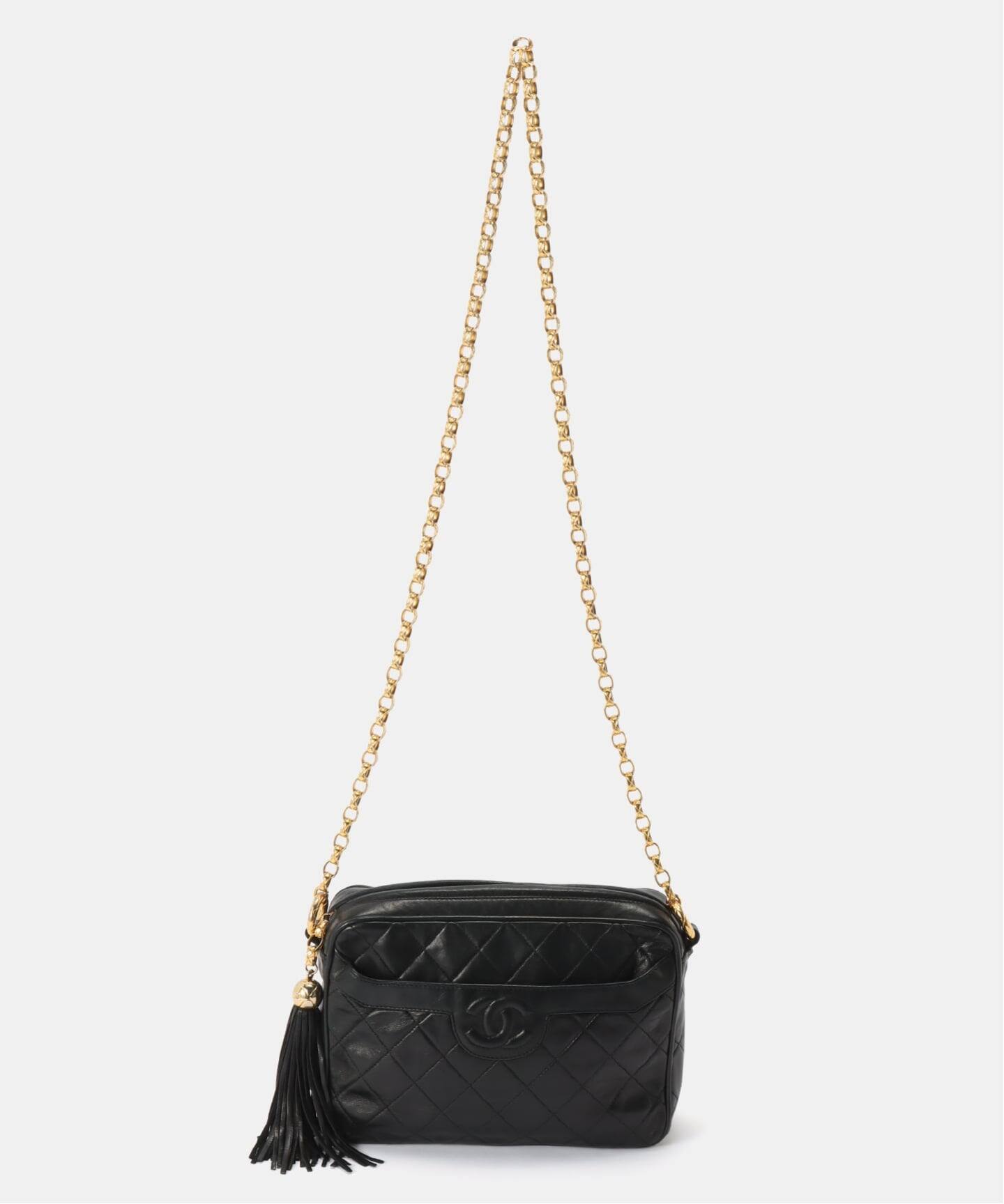 VINTAGE CHANEL/シャネル】 Matelasse チェーンショルダーバッグ 23