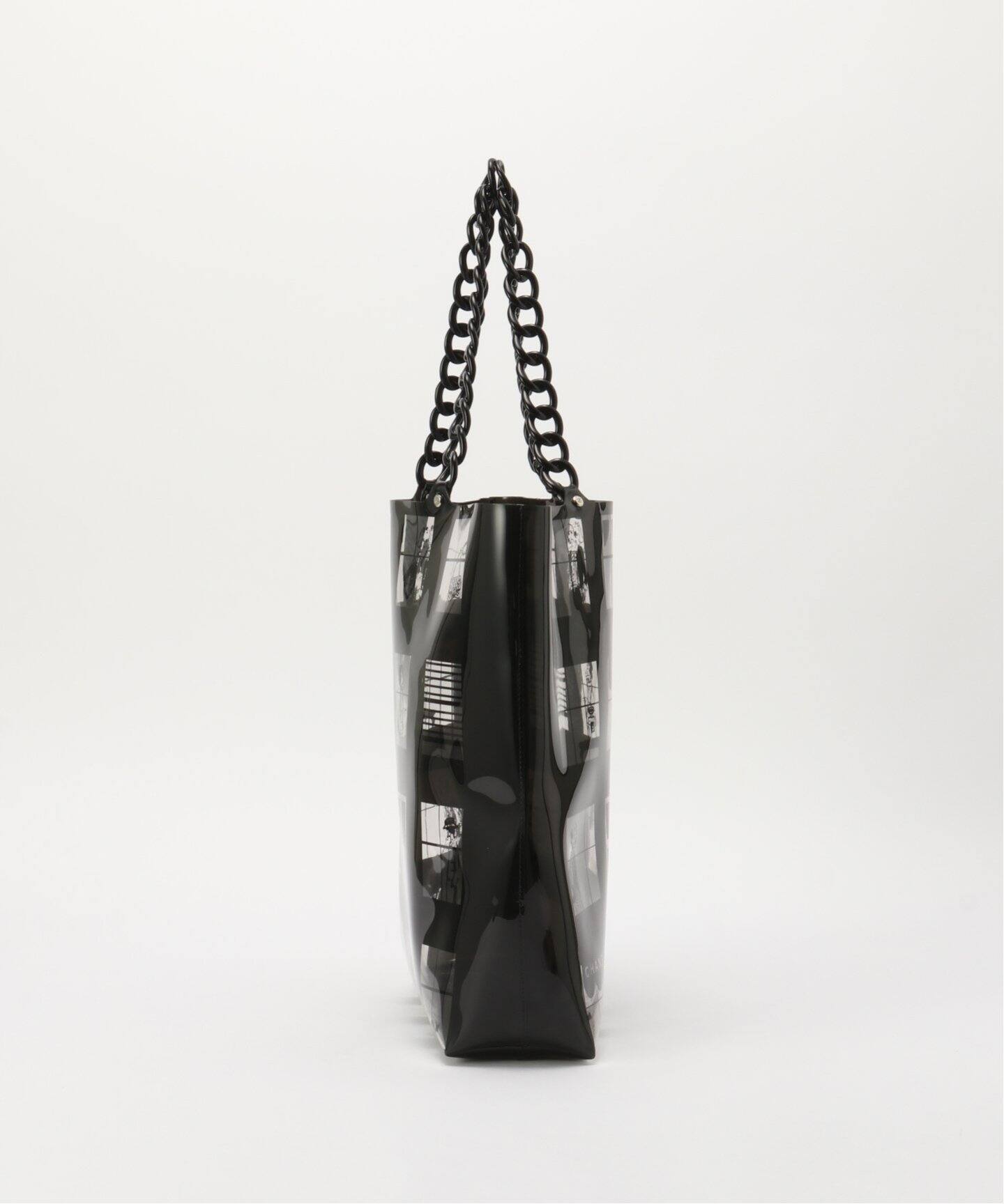 VINTAGE CHANEL/シャネル】 Windowsline ビニールトートバッグ（トート 