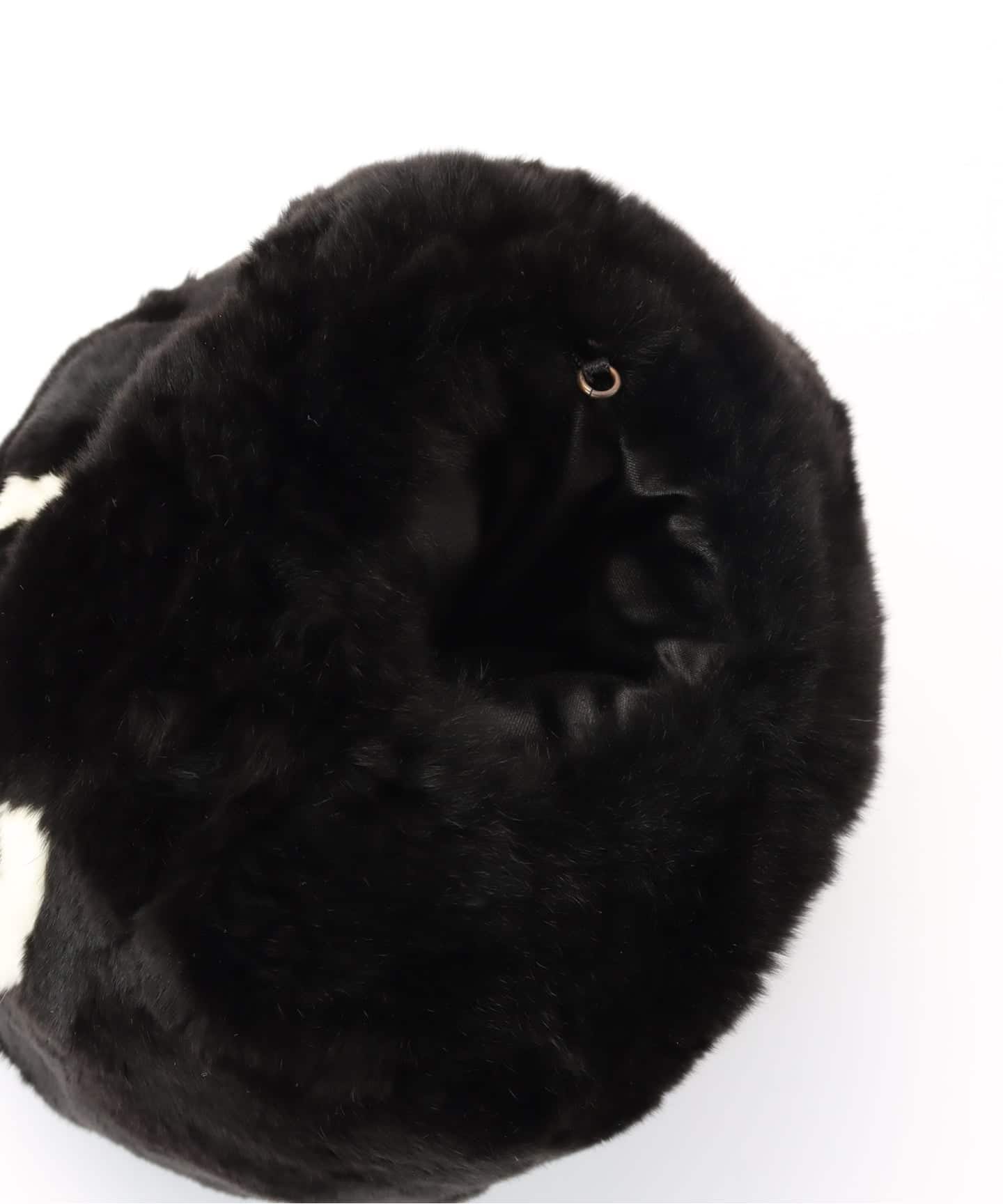 新品未使用　ヴィンテージシャネル　ラパンファー　アームウォーマー　リストバンド 未使用】ヴィンテージシャネルココマークラパンファーアーム