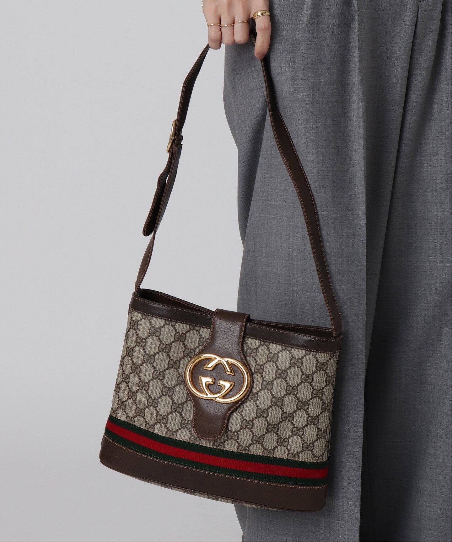 VINTAGE GUCCI/グッチ】ショルダーバッグ（ショルダーバッグ 