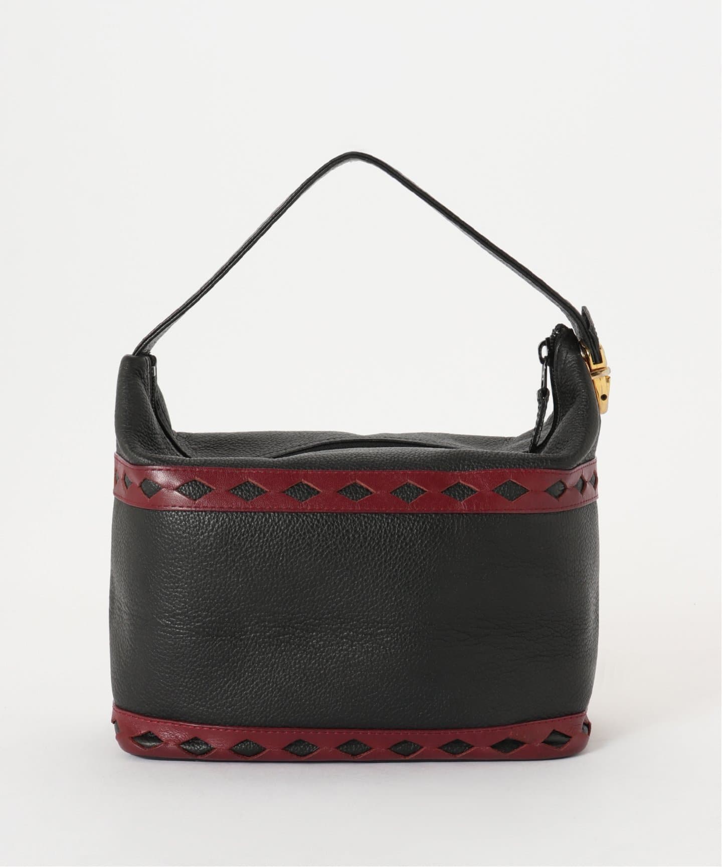 イヴサンローラン　ハンドバッグ　パーティバッグヴィンテージ　美品 Yves Saint Laurent イヴ・サンローラン ストライプ