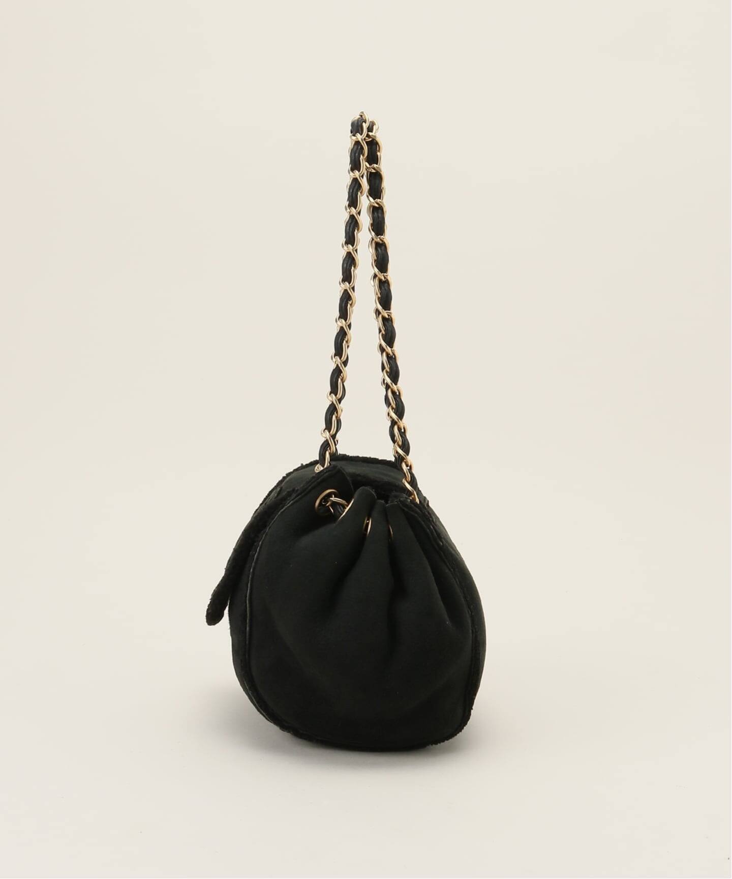 VINTAGE CHANEL/シャネル】ムートン チェーンショルダーバッグ  