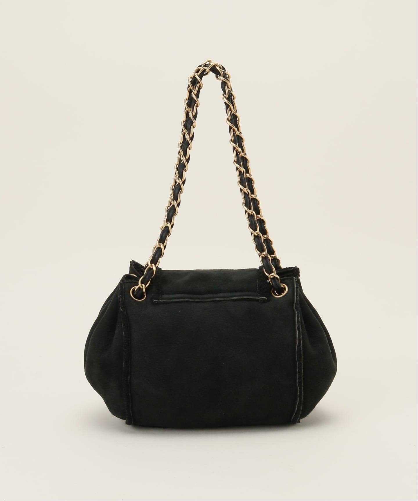 VINTAGE CHANEL/シャネル】ムートン チェーンショルダーバッグ 