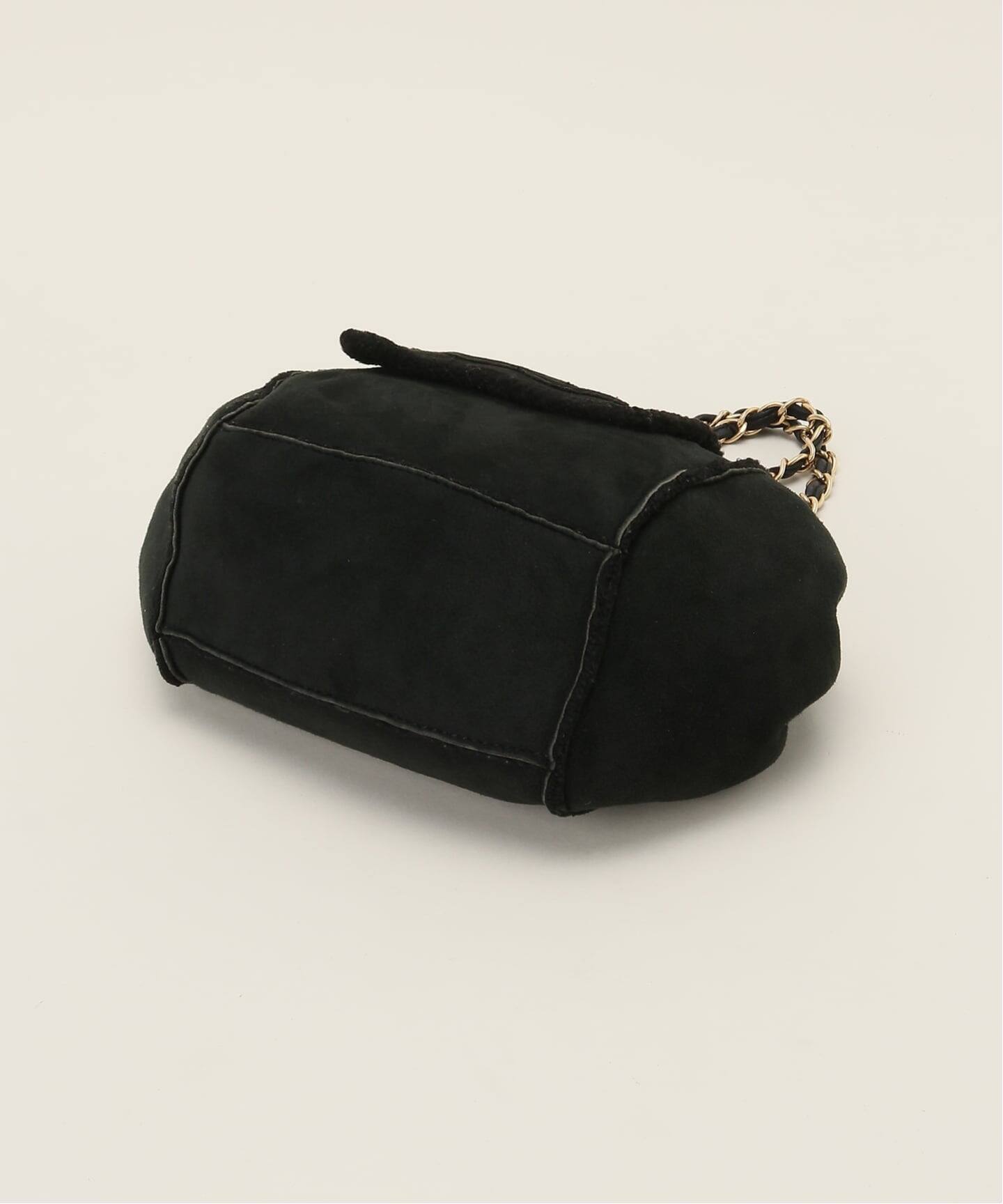 VINTAGE CHANEL/シャネル】ムートン チェーンショルダーバッグ  