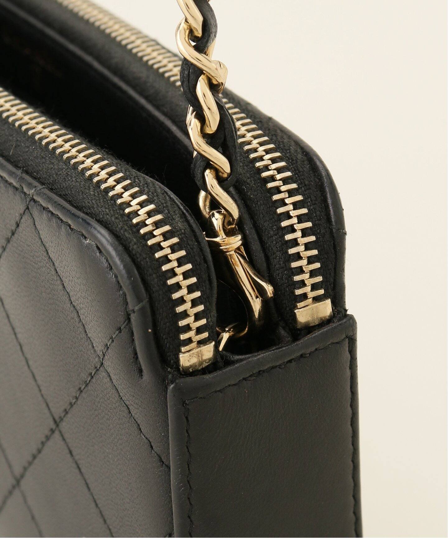 VINTAGE CHANEL/シャネル】マトラッセチェーンウォレット（ショルダー 