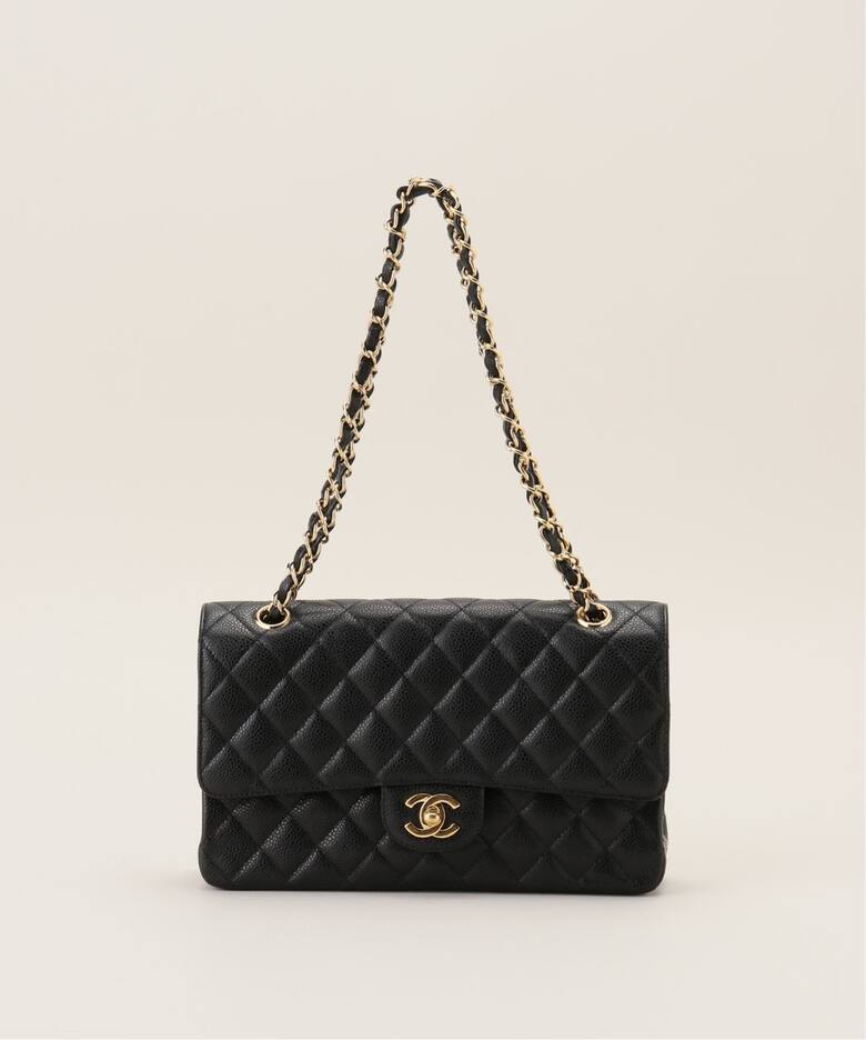 VINTAGE CHANEL/シャネル】マトラッセチェーンショルダーバッグ 25 cv 