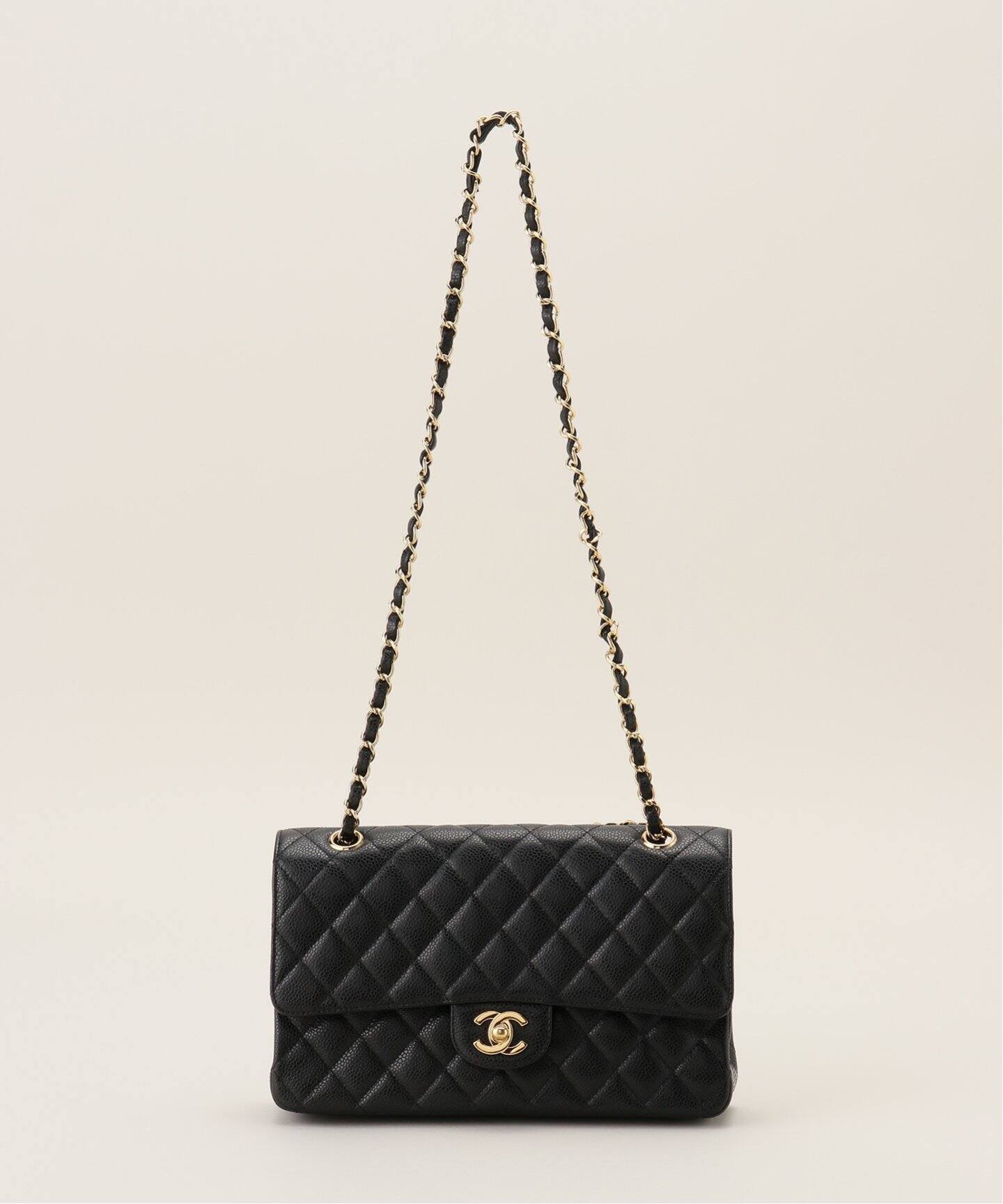 VINTAGE CHANEL/シャネル】マトラッセチェーンショルダーバッグ 25 cv  