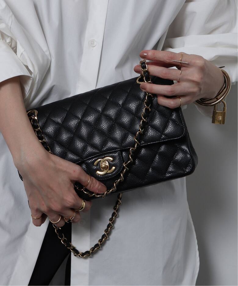 VINTAGE CHANEL/シャネル】マトラッセチェーンショルダーバッグ 25 cv  