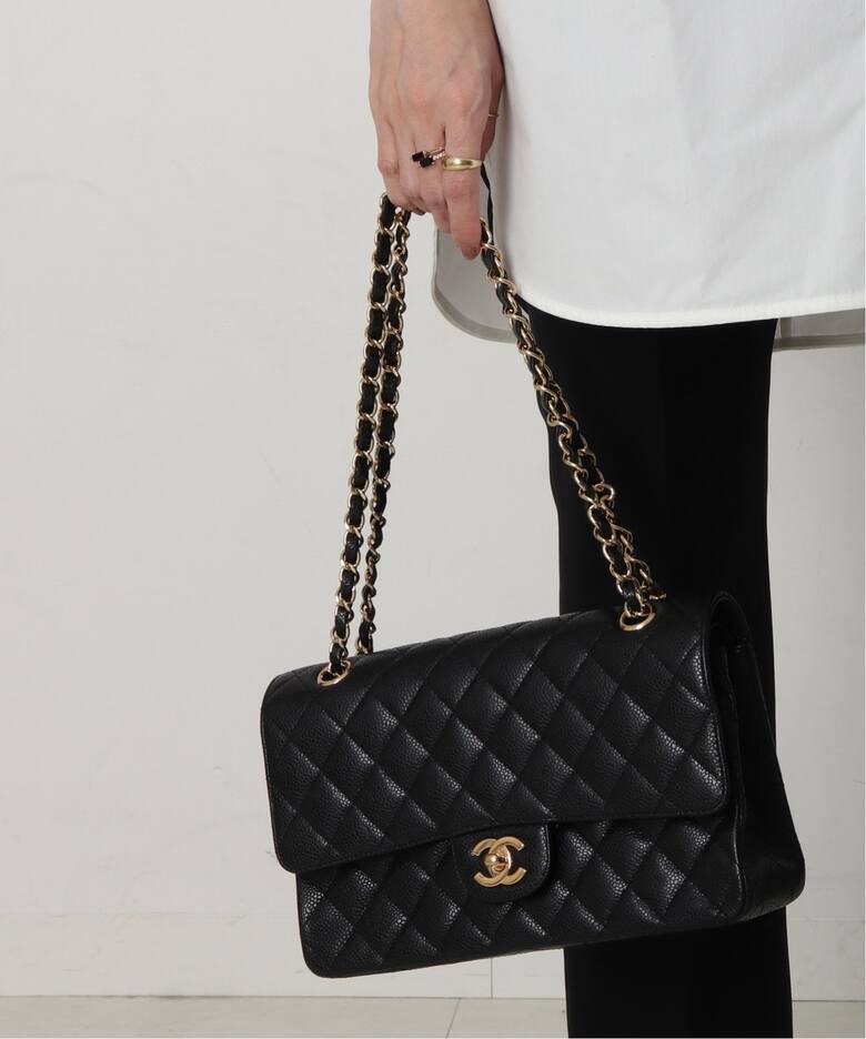 VINTAGE CHANEL/シャネル】マトラッセチェーンショルダーバッグ 25 cv  