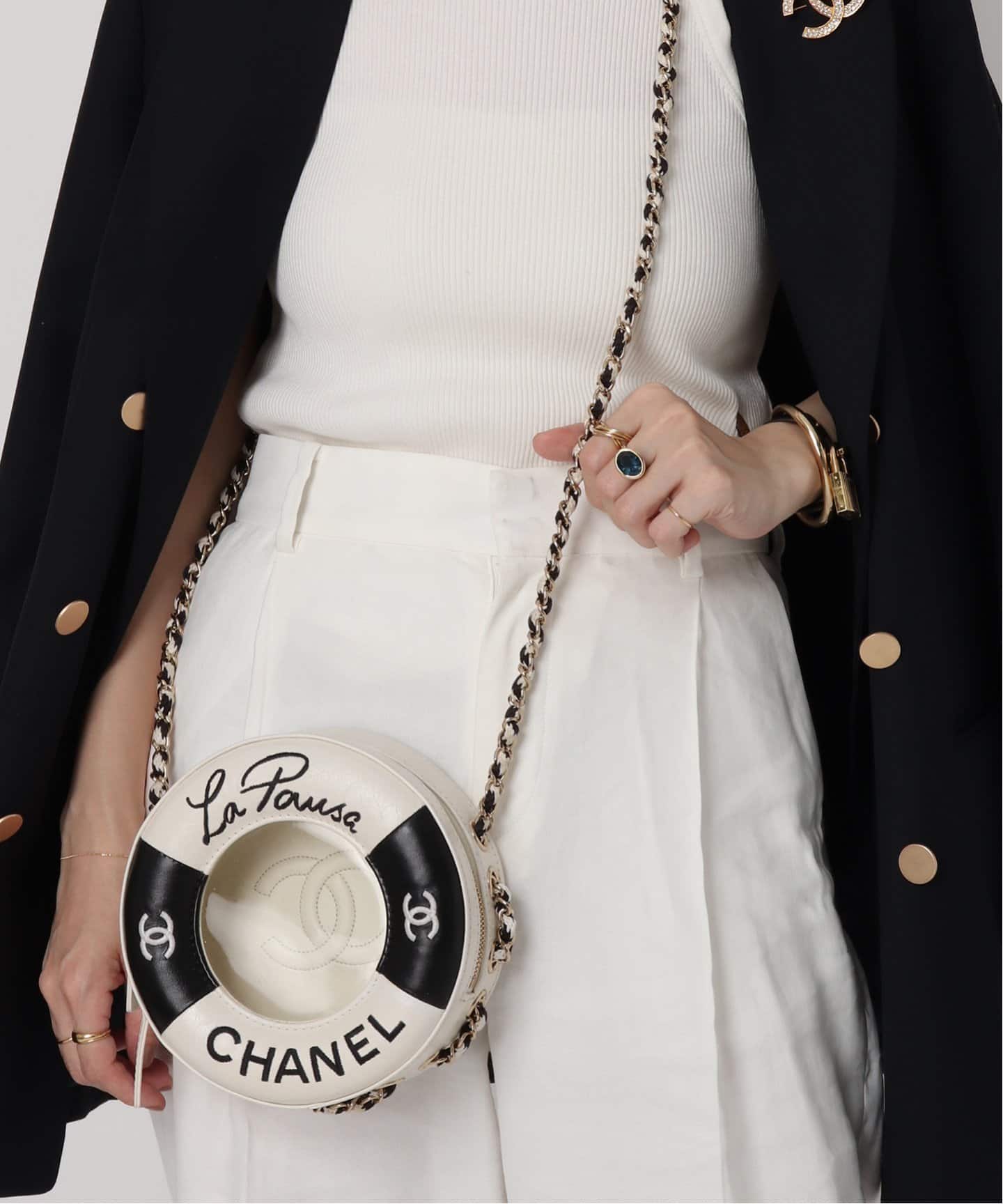 VINTAGE CHANEL/シャネル】La Pausa スモールラウンドバッグ