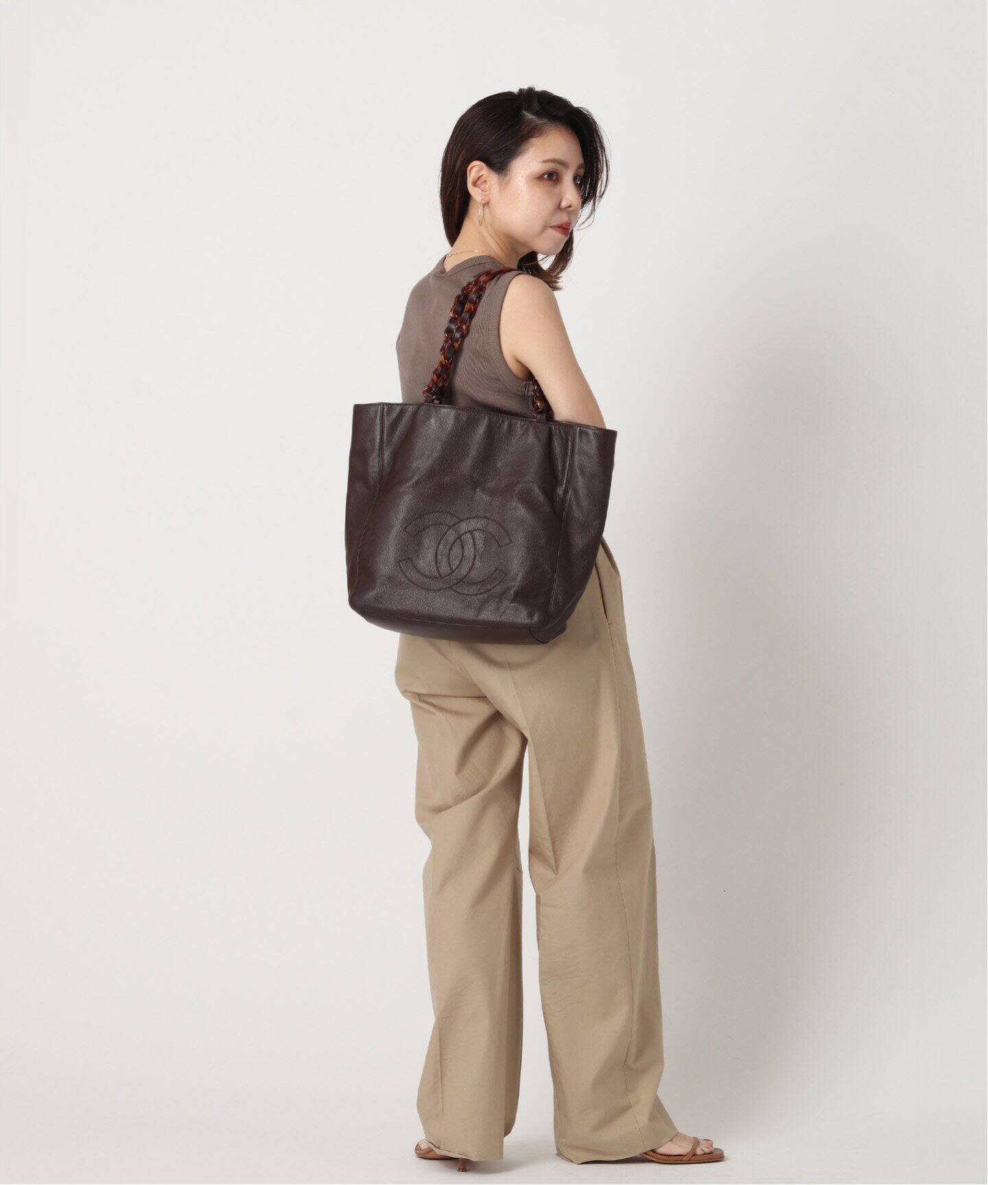 VINTAGE CHANEL/シャネル】 トートバッグ 30（トートバッグ 
