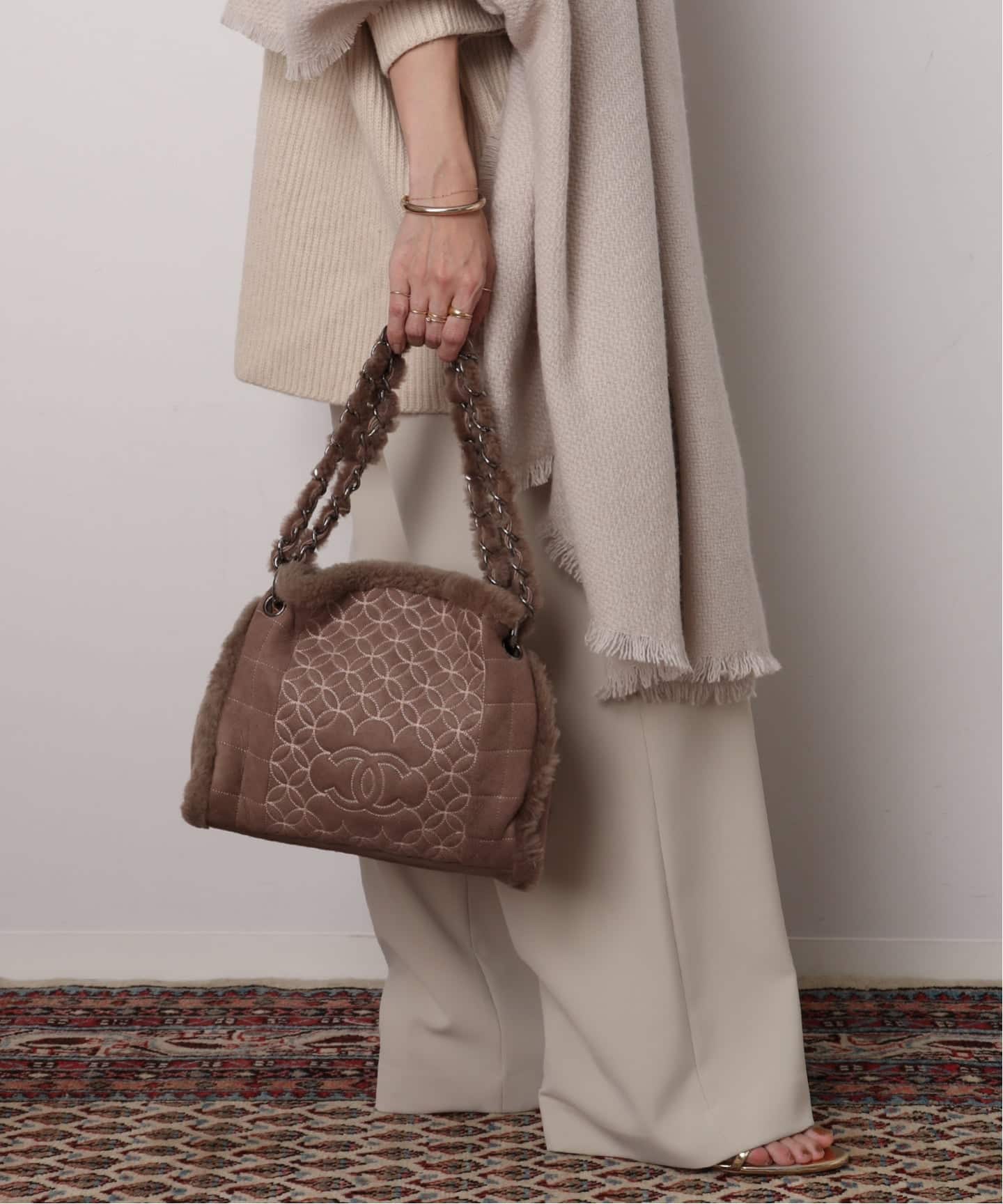 VINTAGE CHANEL/シャネル】ショルダーバッグ mouton（ショルダーバッグ