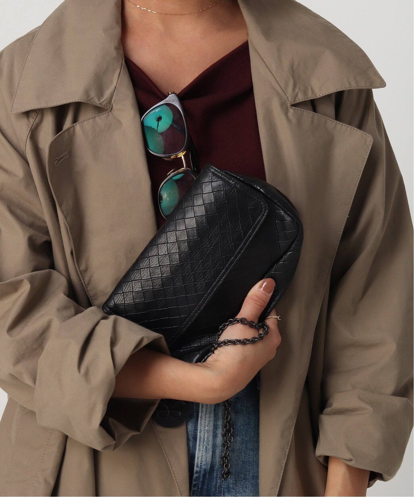 VINTAGE BOTTEGA VENETA/ボッテガ ヴェネタ】チェーンショルダーバッグ 