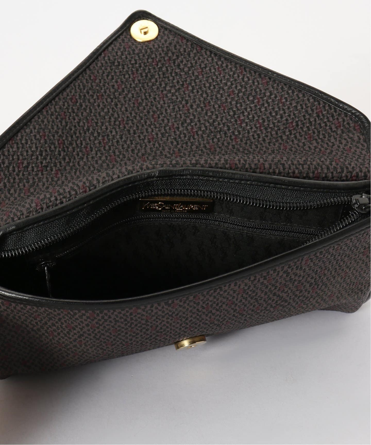 サンローラン　クラッチバッグ　ハンドバッグ VINTAGE YSL/イヴ サンローラン】クラッチバッグ（クラッチ