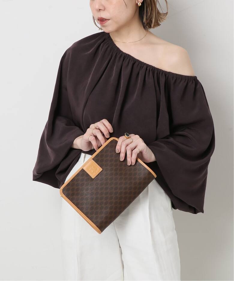 VINTAGE CELINE/セリーヌ】マカダム クラッチバッグ（クラッチバッグ 