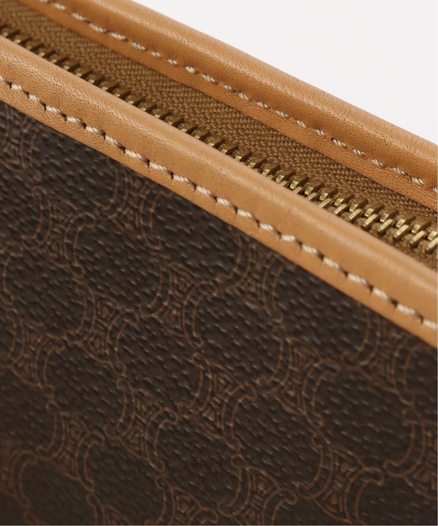 CELINE セリーヌ クラッチバッグ  マカダム レザー セカンドバッグ ベージュ レディース CELINE（セリーヌ） クラッチバッグ セカンドバッグ マカダム