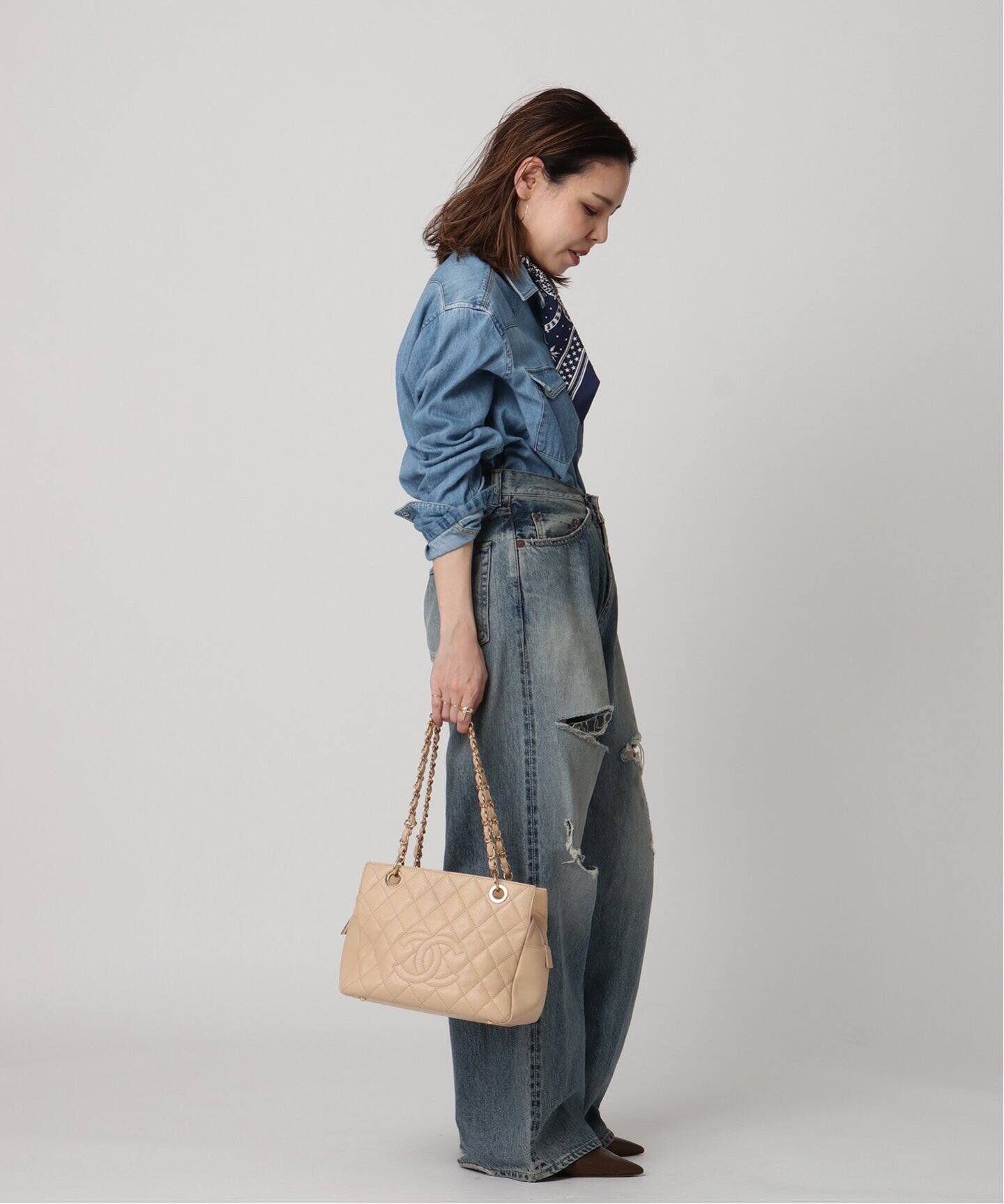 VINTAGE CHANEL/シャネル】チェーンショルダーバッグ（ショルダー 