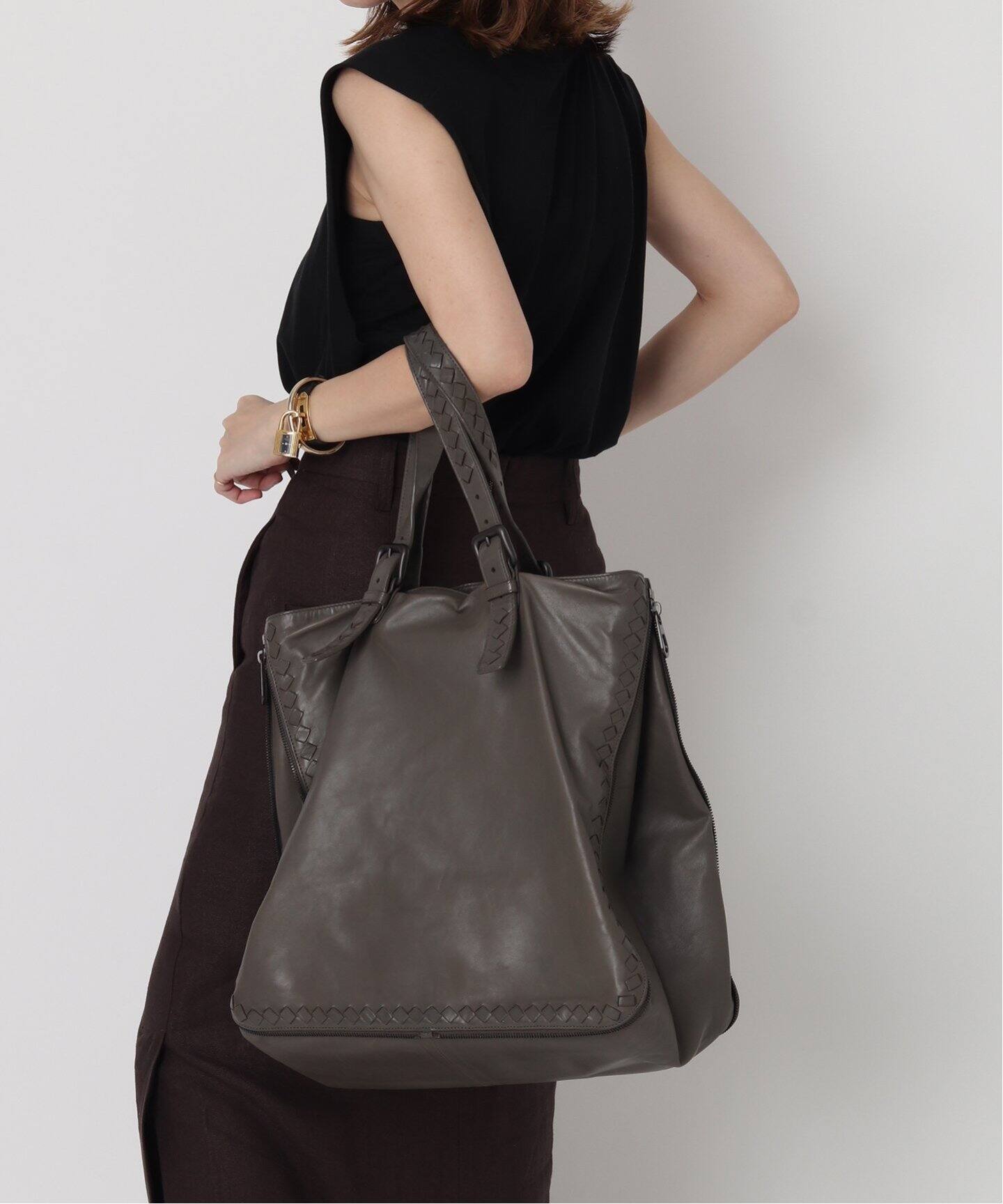 VINTAGE BOTTEGA VENETA/ボッテガ ヴェネタ】トートバッグ（トート 