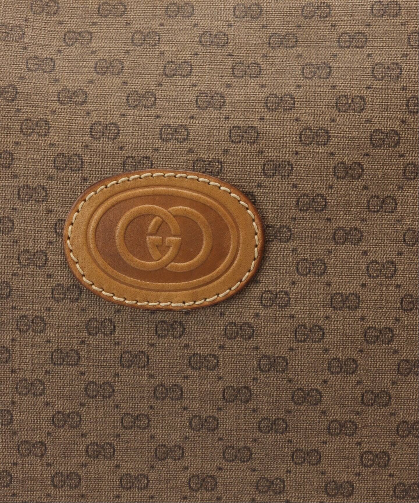 VINTAGE GUCCI /グッチ】ボストンバッグ micro gg（ボストンバッグ