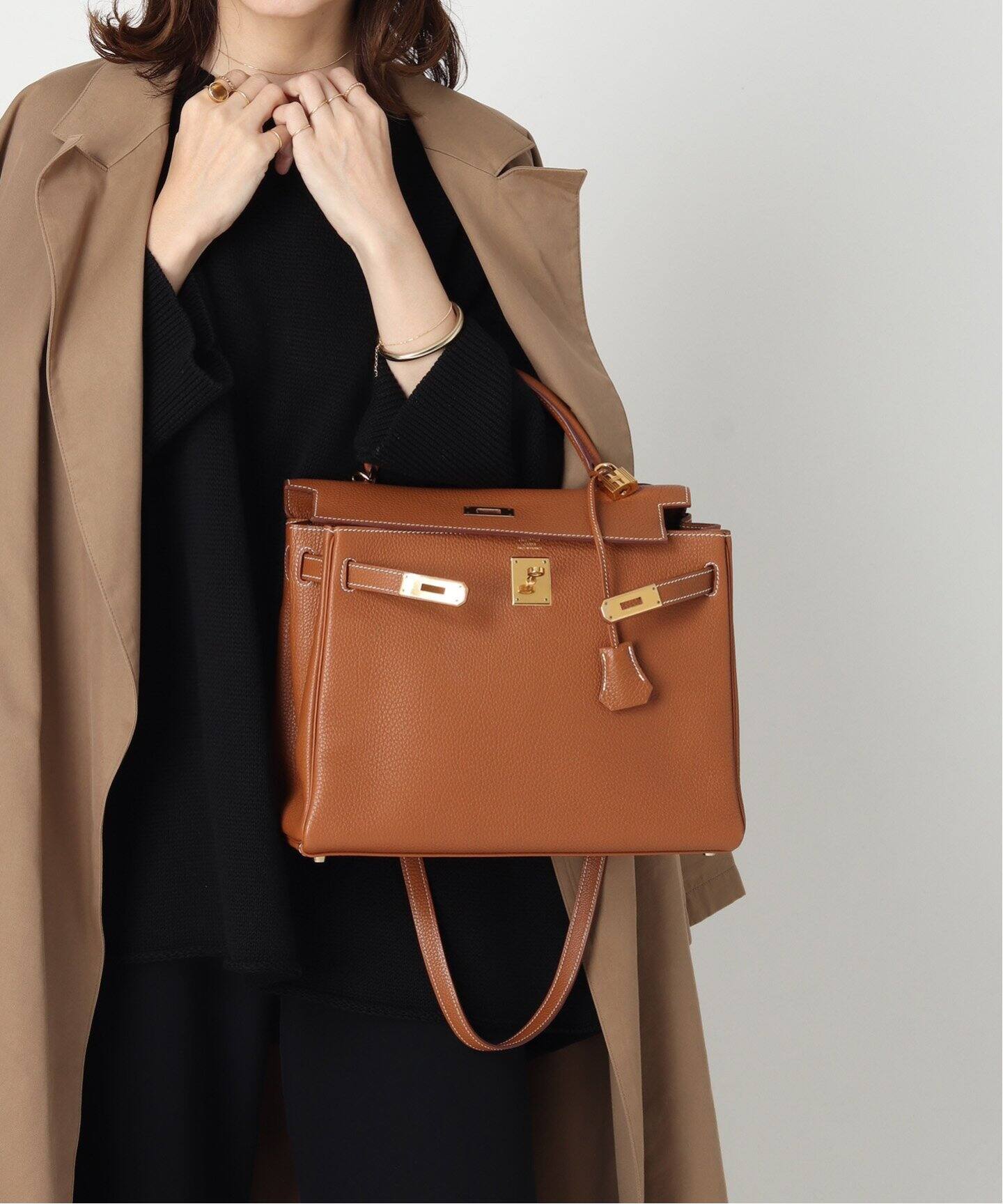 ヴィンテージ】エルメス ケリー 32cm 017317CC バッグ（エルメス  