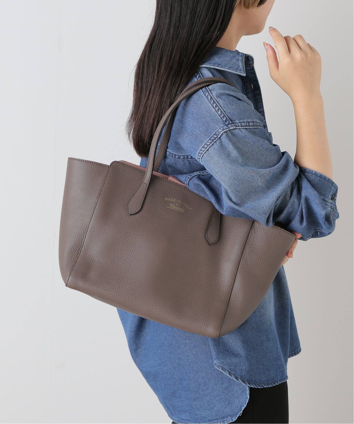 VINTAGE GUCCI/グッチ】Swing tote（トートバッグ）｜DECOUVERTE  