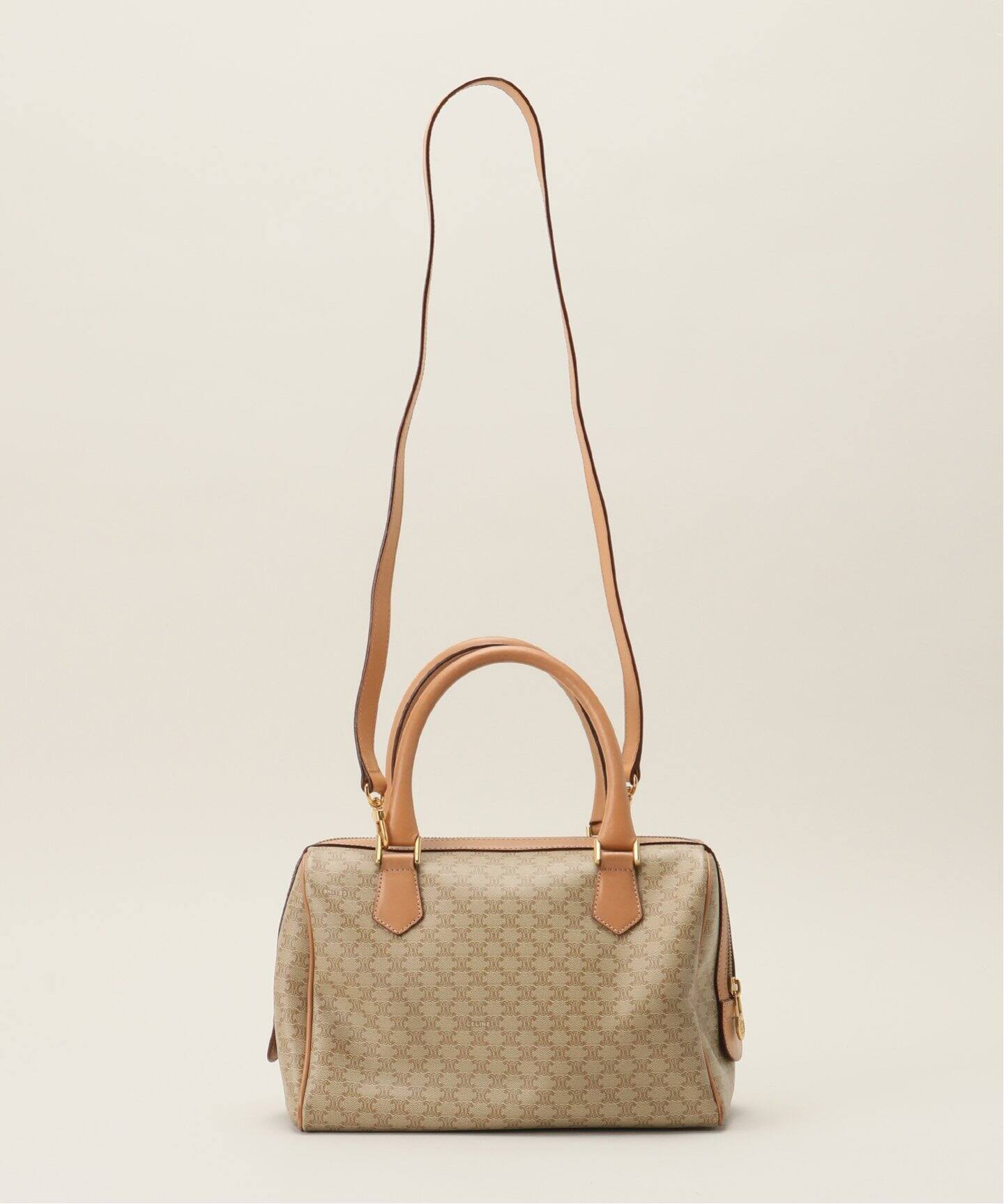 VINTAGE CELINE/セリーヌ】マカダム ボストンバッグ 25（ボストン  