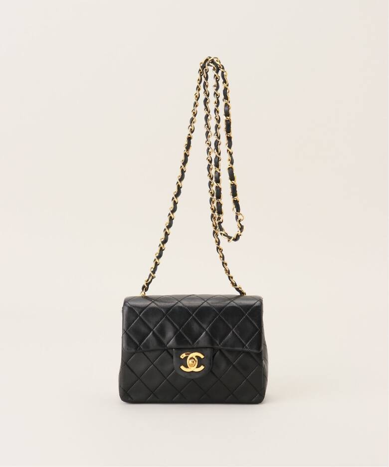 VINTAGE CHANEL/シャネル】 Matelasse チェーンショルダーバッグ 17 