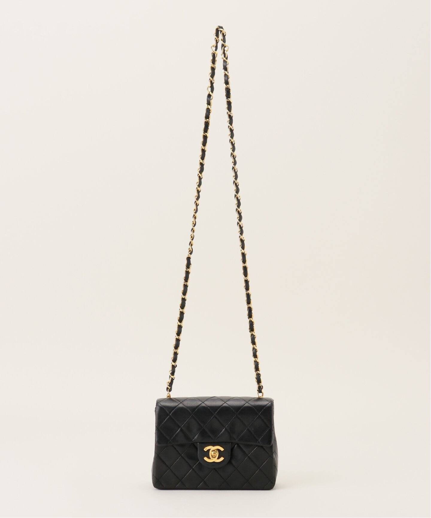 VINTAGE CHANEL/シャネル】 ミニマトラッセチェーンショルダーバッグ  