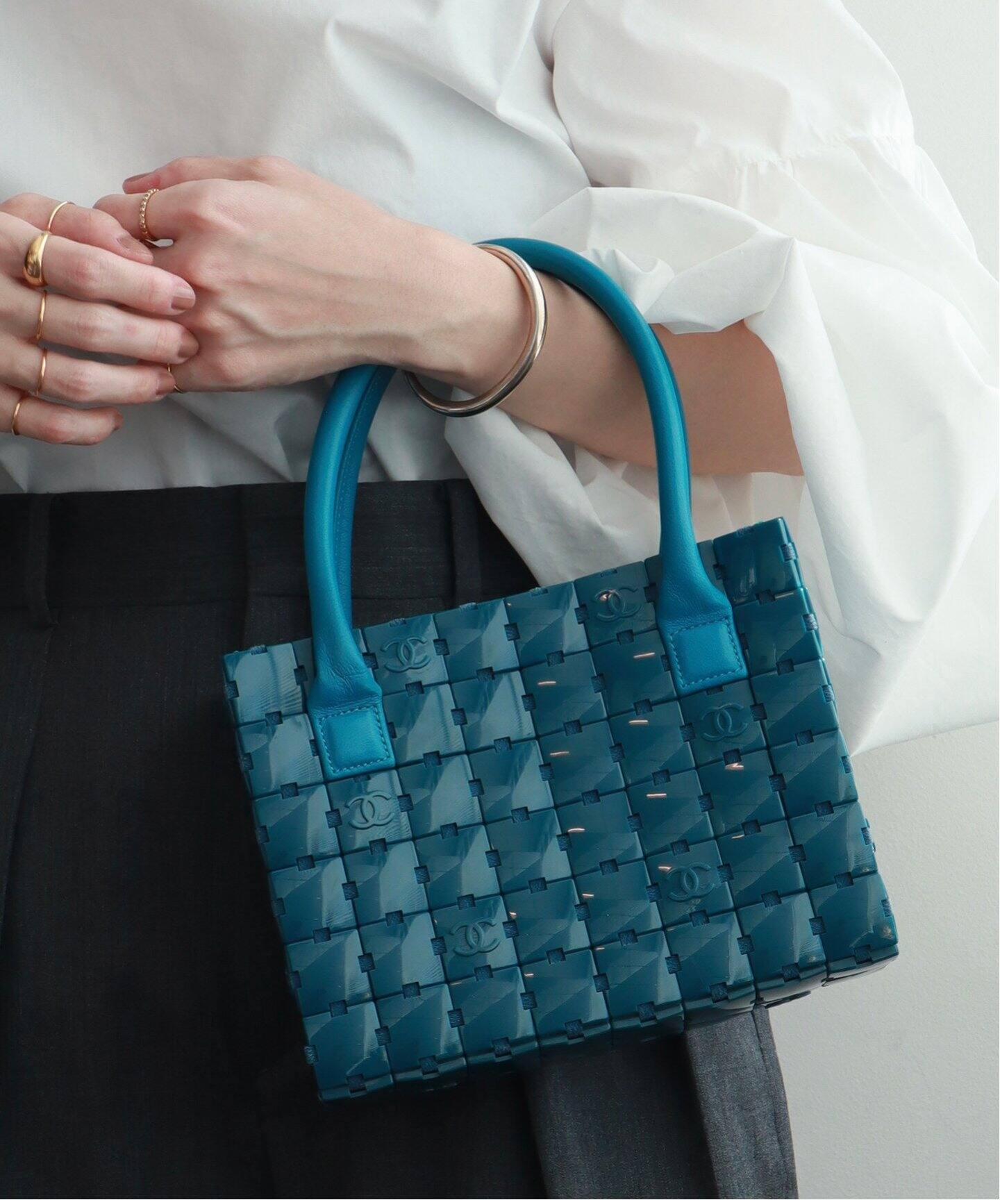 VINTAGE CHANEL/シャネル】 Puzzle ハンドバッグ（ハンドバッグ 