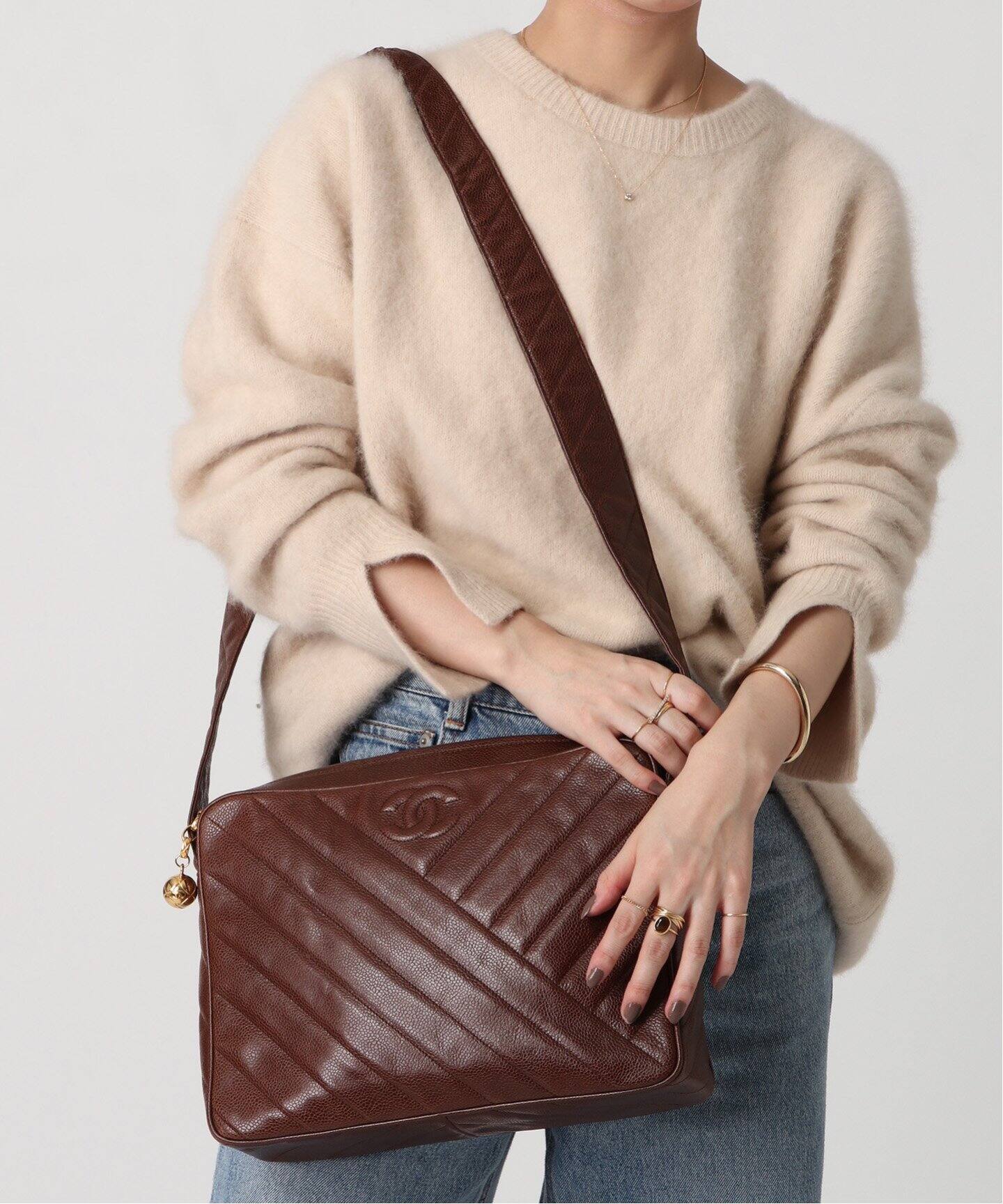 VINTAGE CHANEL/シャネル】ショルダーバッグ 30（ショルダーバッグ  