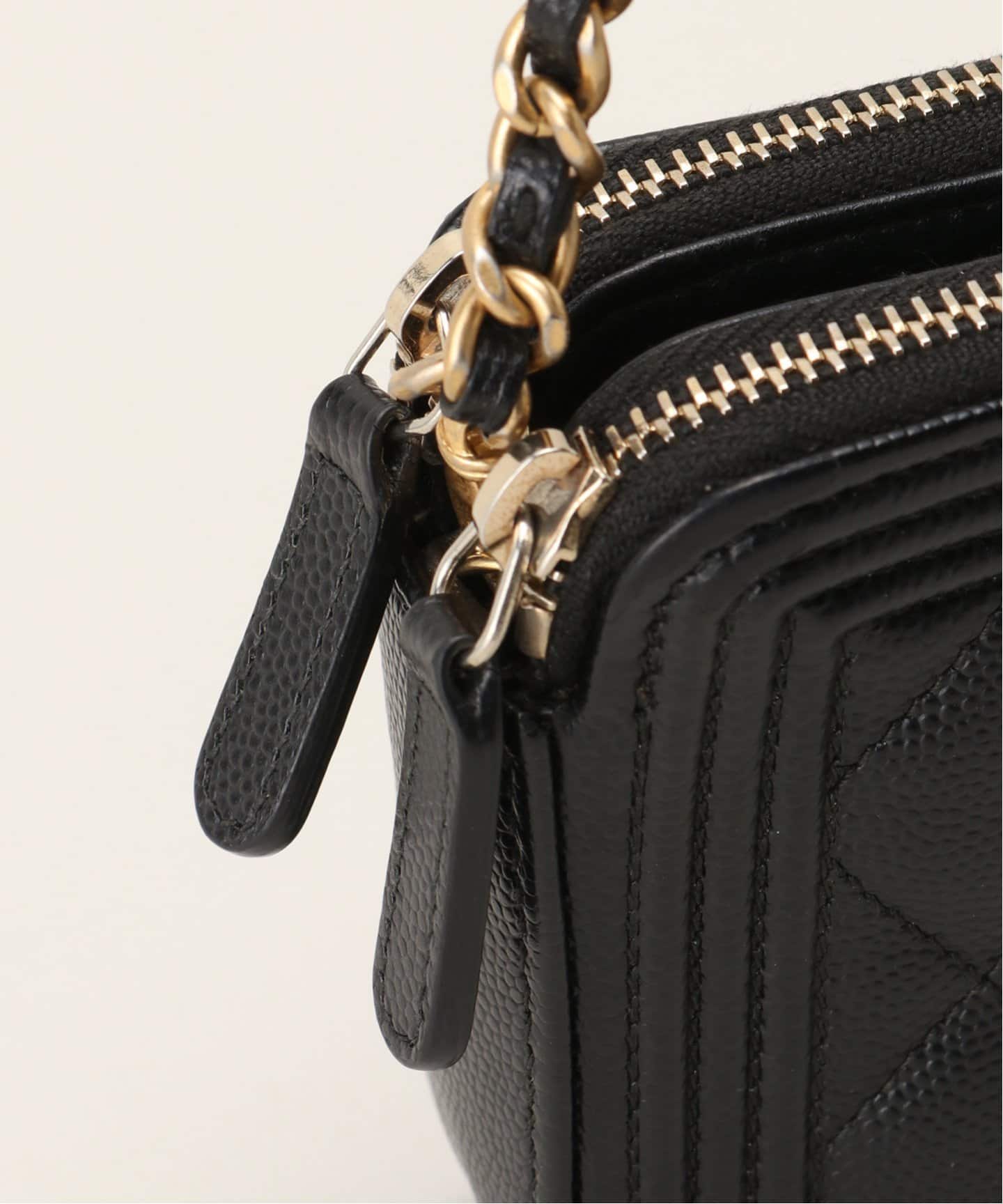 VINTAGE CHANEL/シャネル】Boy chanel チェーンウォレット