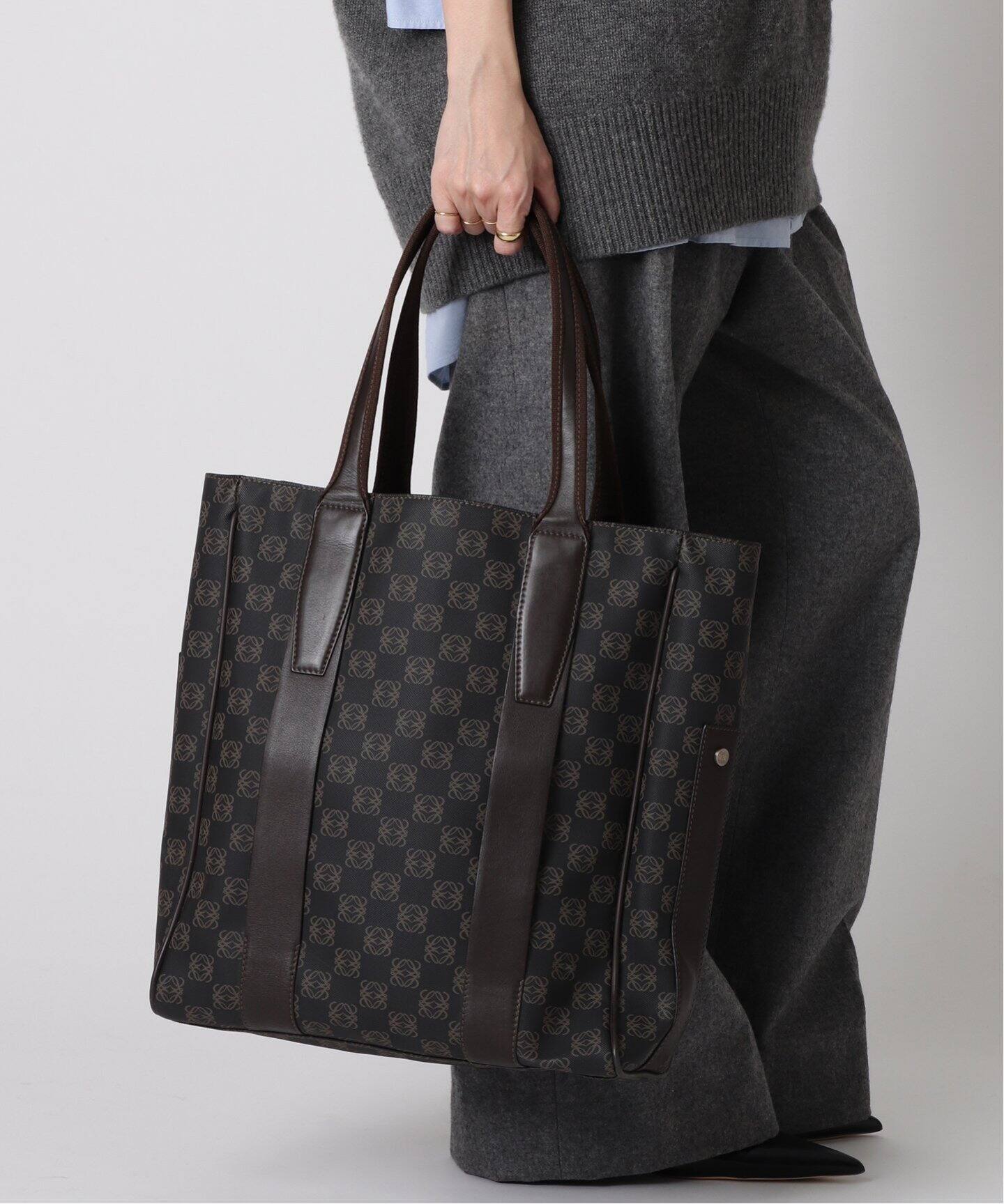 VINTAGE LOEWE/ロエベ】アナグラム トートバッグ（トートバッグ 