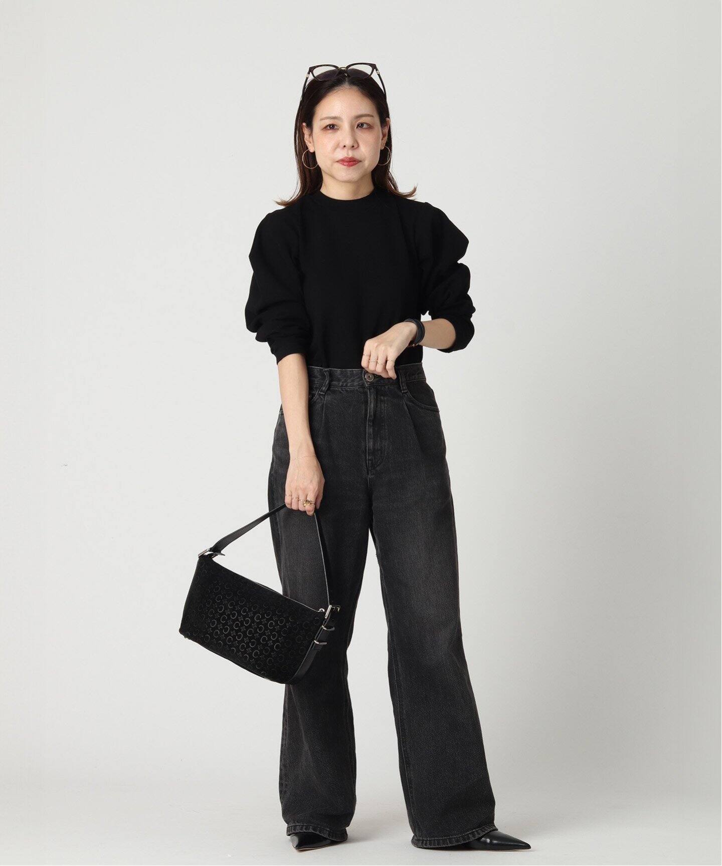 VINTAGE CELINE/セリーヌ】Cマカダム セミショルダーバッグ 