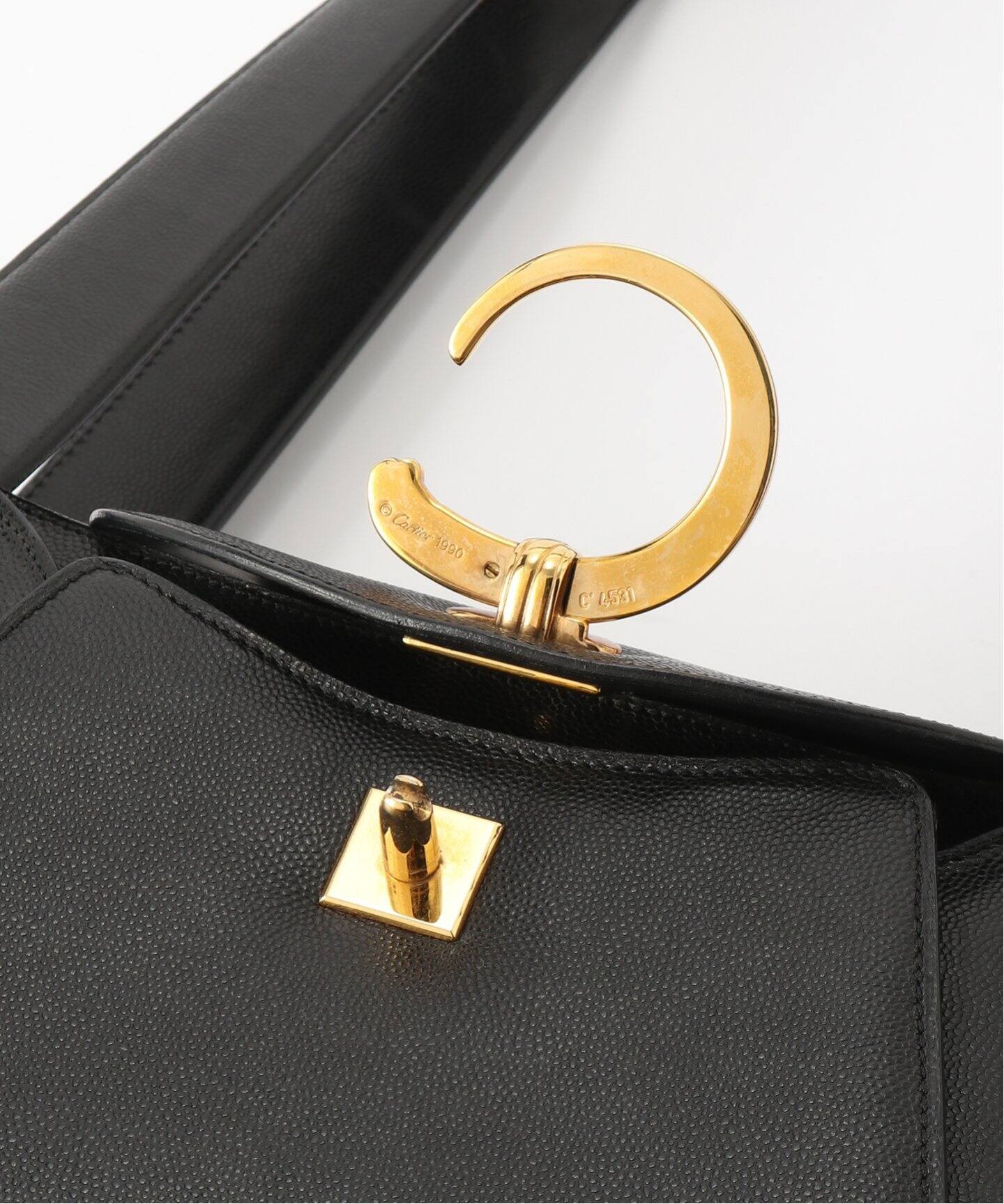 VINTAGE CARTIER/カルティエ】 パンテールライン・ショルダーバッグ 