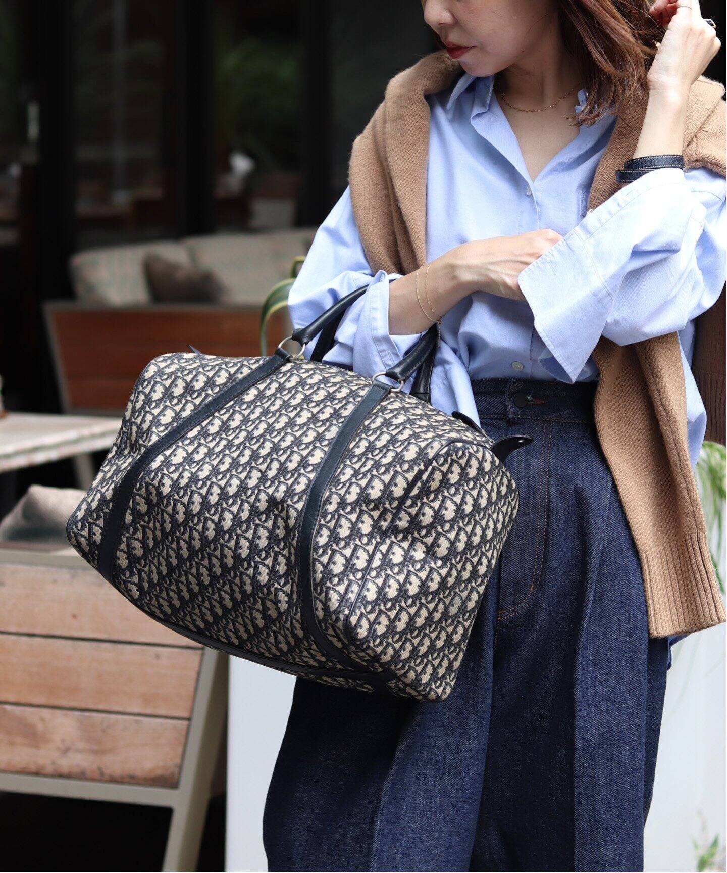 VINTAGE DIOR/ディオール 】Boston 40 trotter（ボストンバッグ  