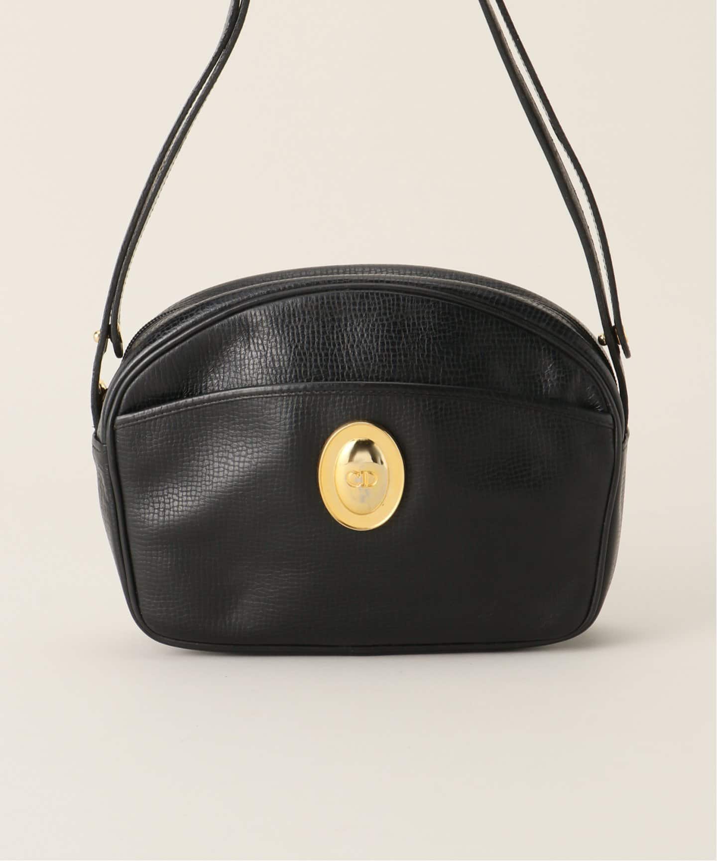 Dior ショルダーバッグ 黒 レザー 保存袋付き 完売品 カメラバック
