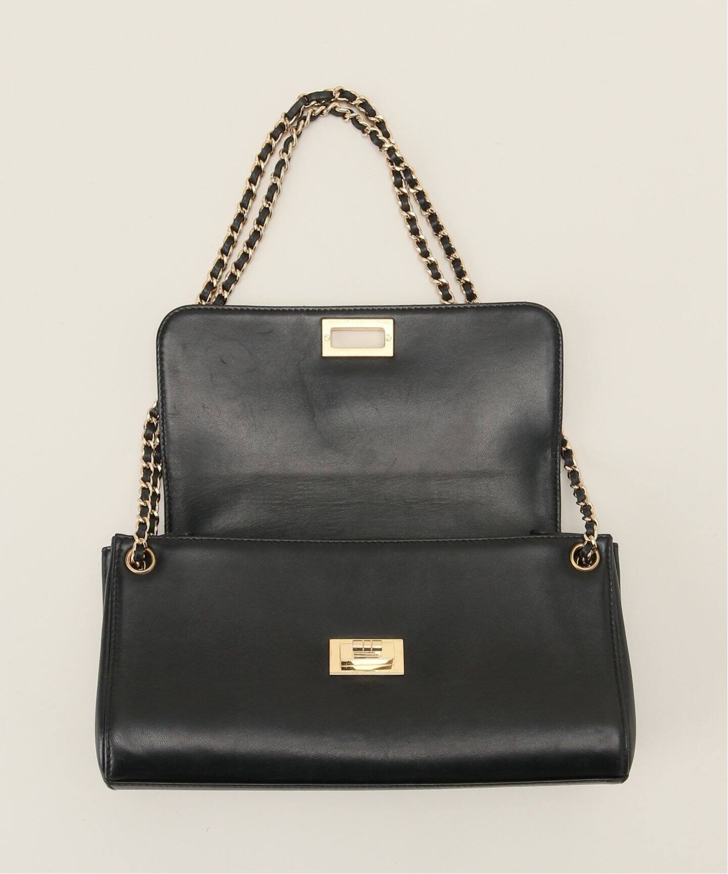 VINTAGE CHANEL/シャネル】チョコバー チェーンショルダーバッグ  