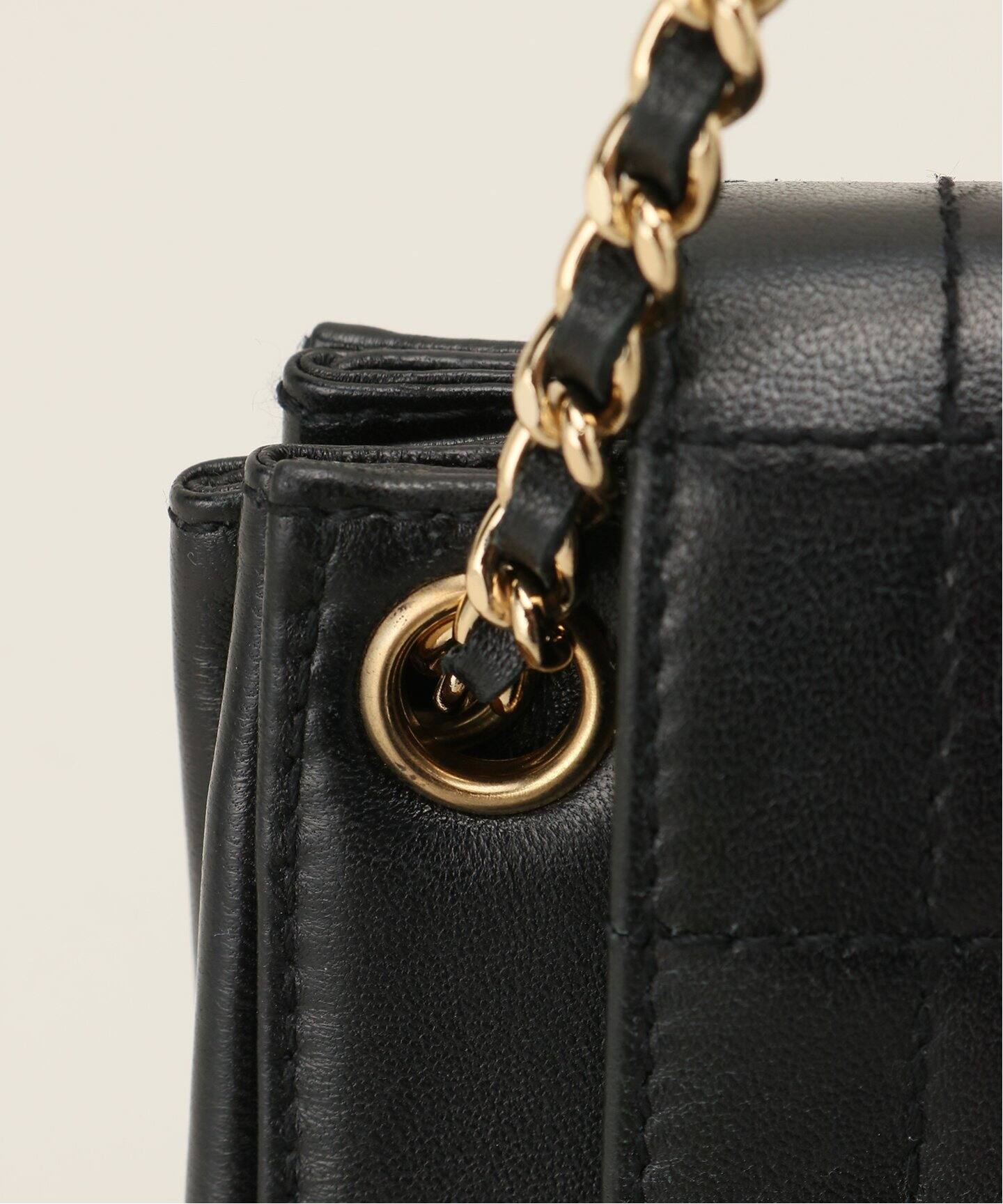 VINTAGE CHANEL/シャネル】チョコバー チェーンショルダーバッグ  