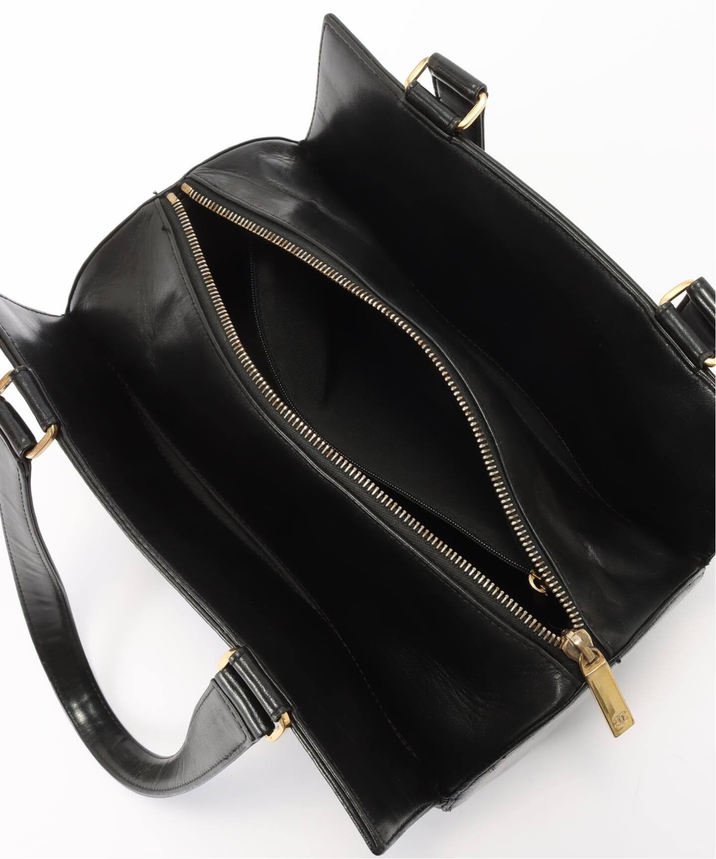 VINTAGE CHANEL/シャネル】Choco bar ハンドバッグ 27（ボストンバッグ